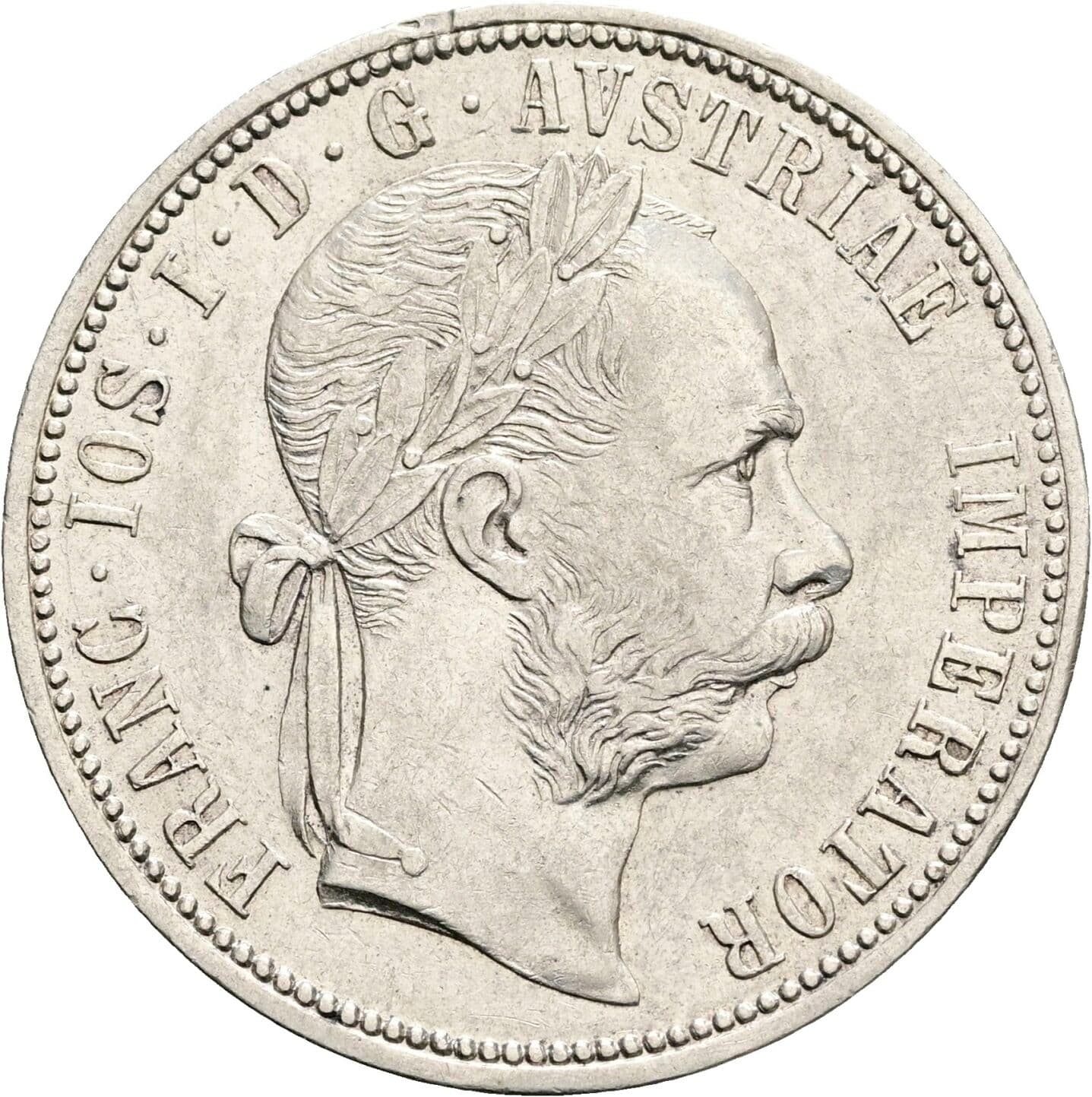 1 Gulden Franz Joseph I. 1848-1916 1883 – Vorderseite