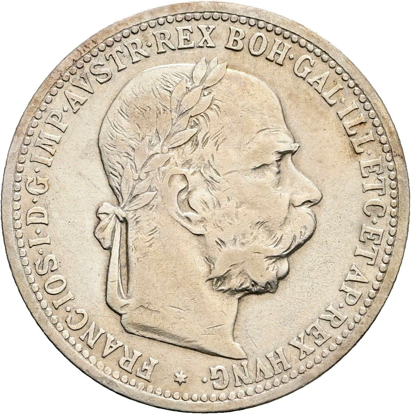 1 Krone Franz Joseph I. 1848-1916 1901 – Vorderseite