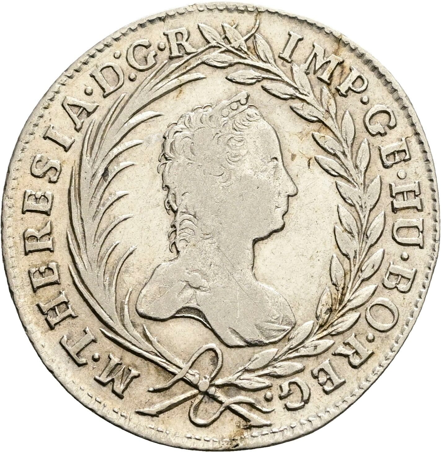 20 Kreuzer Maria Theresia 1740-1780 1760 Prag – Vorderseite