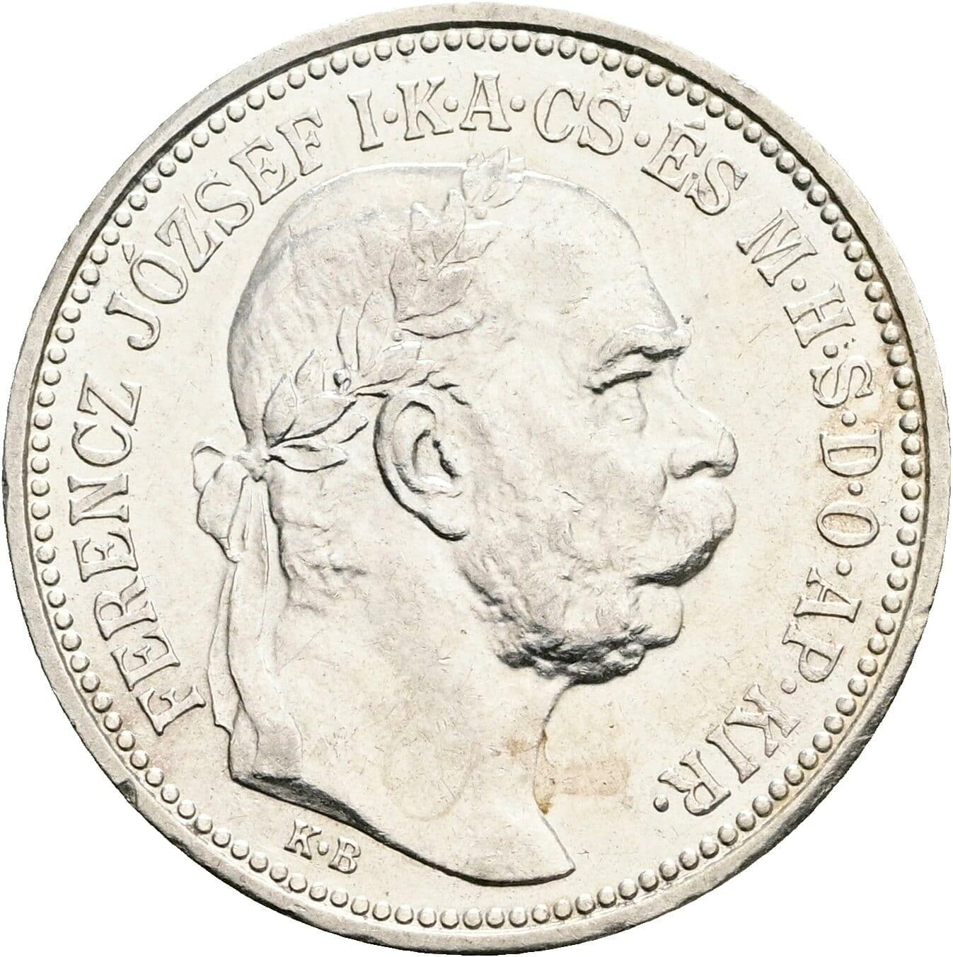 1 Korona Franz Joseph I. 1848-1916 1912 KB, Kremnitz – Vorderseite