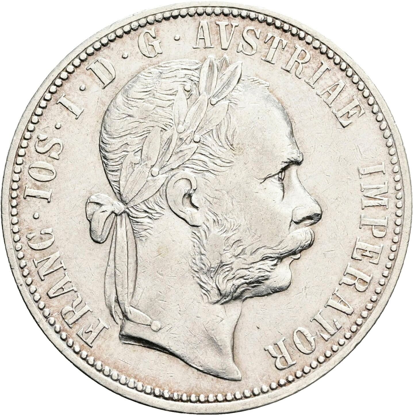 1 Gulden Franz Joseph I. 1848-1916 1884 – Vorderseite