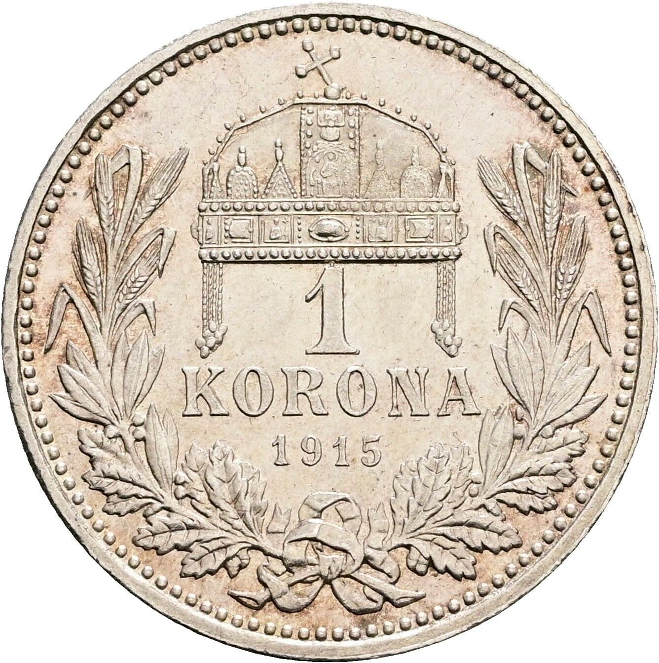1 Korona Franz Joseph I. 1848-1916 1915 KB – Rückseite