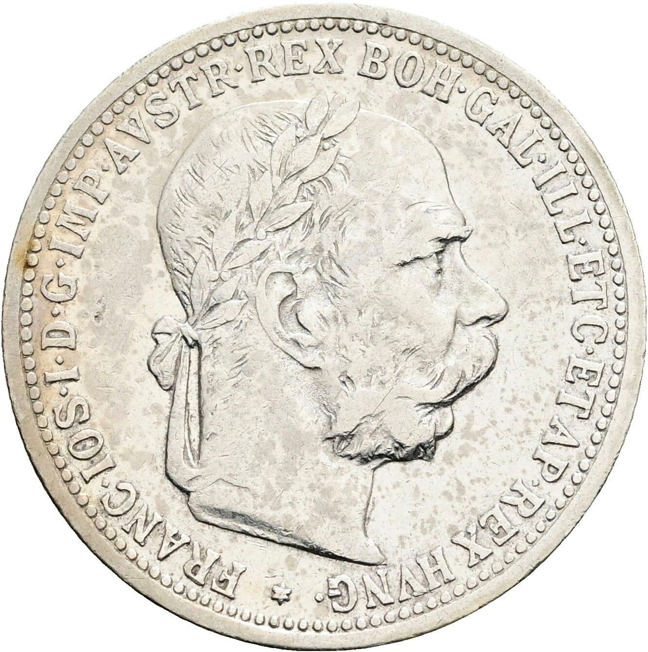 1 Krone Franz Joseph I. 1848-1916 1902 – Vorderseite