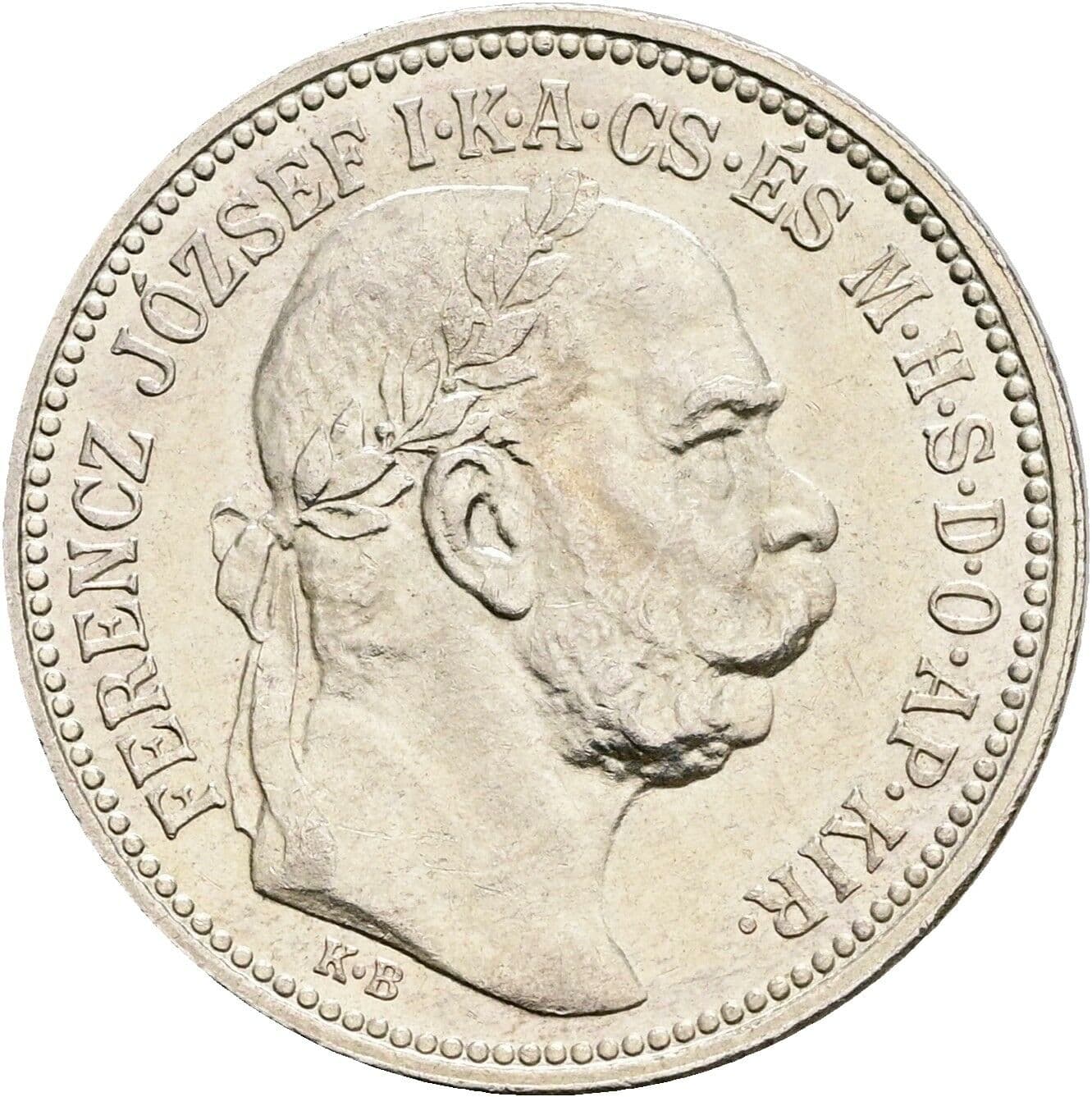 1 Korona Franz Joseph I. 1848-1916 1916 – Vorderseite