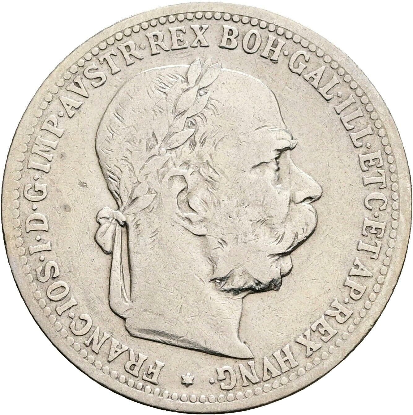 1 Krone Franz Joseph I. 1848-1916 1901 – Vorderseite