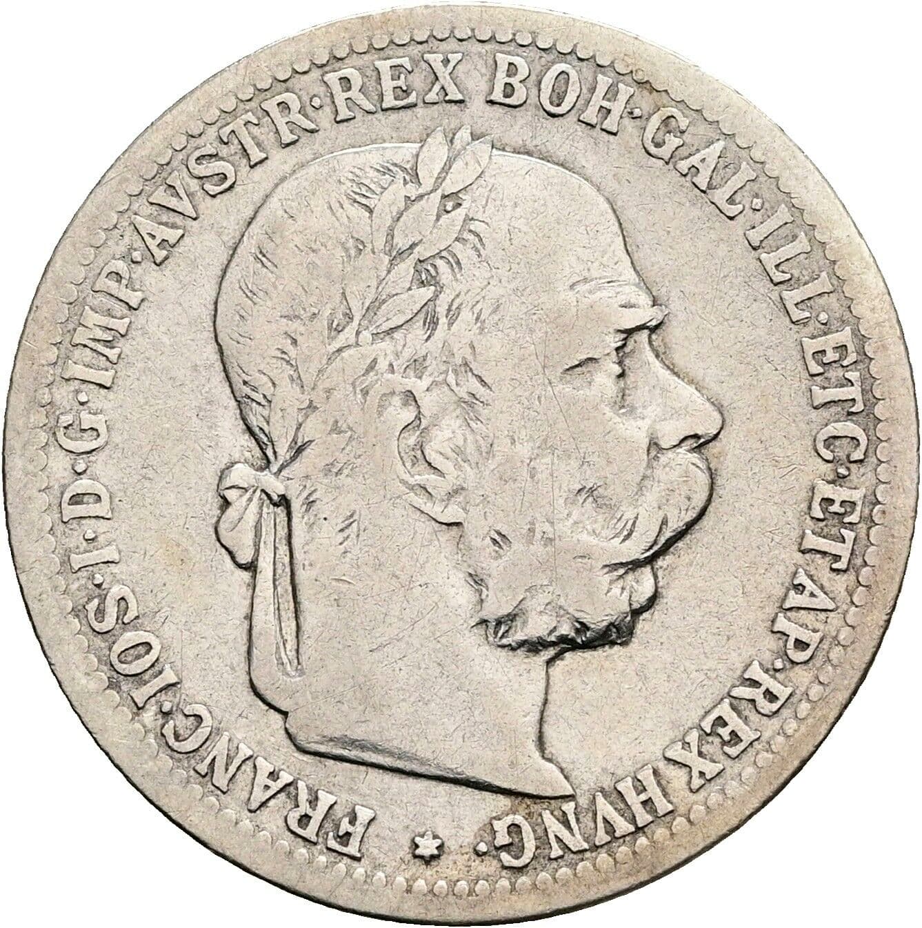 1 Krone Franz Joseph I. 1848-1916 1896 – Vorderseite