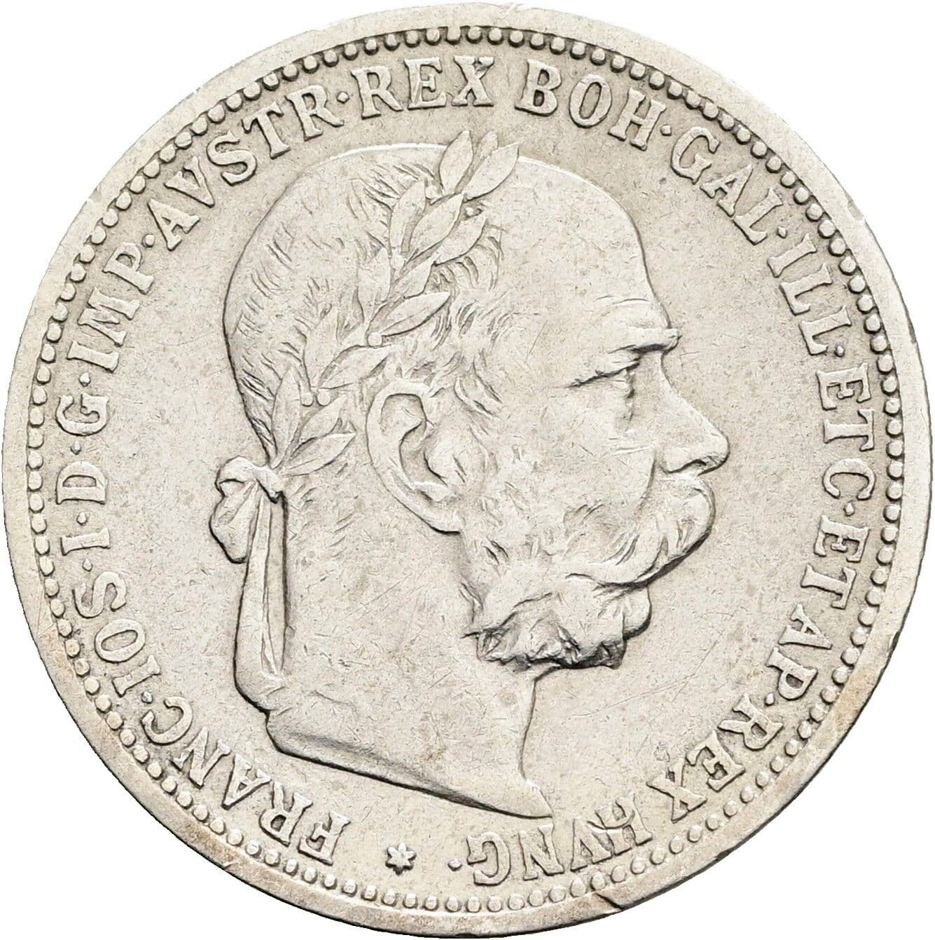 1 Krone Franz Joseph I. 1848-1916 1894 – Vorderseite