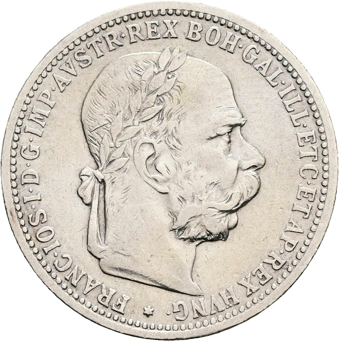 1 Krone Franz Joseph I. 1848-1916 1894 – Vorderseite