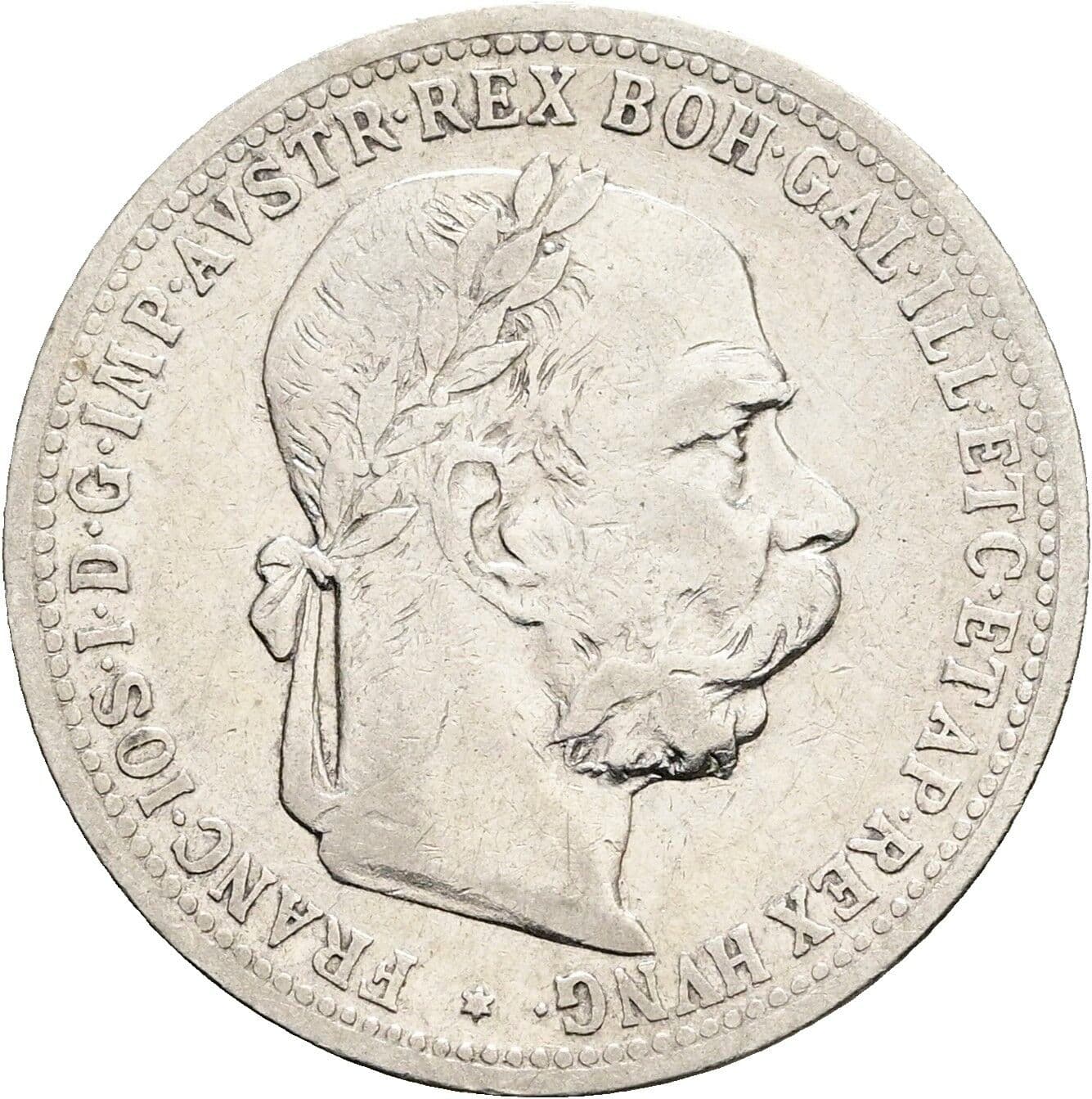1 Krone Franz Joseph I. 1848-1916 1902 – Vorderseite