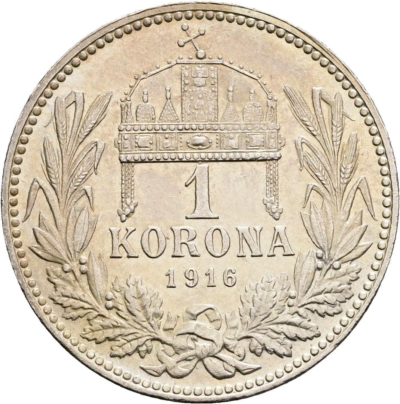 1 Korona Franz Joseph I. 1848-1916 1916 – Rückseite