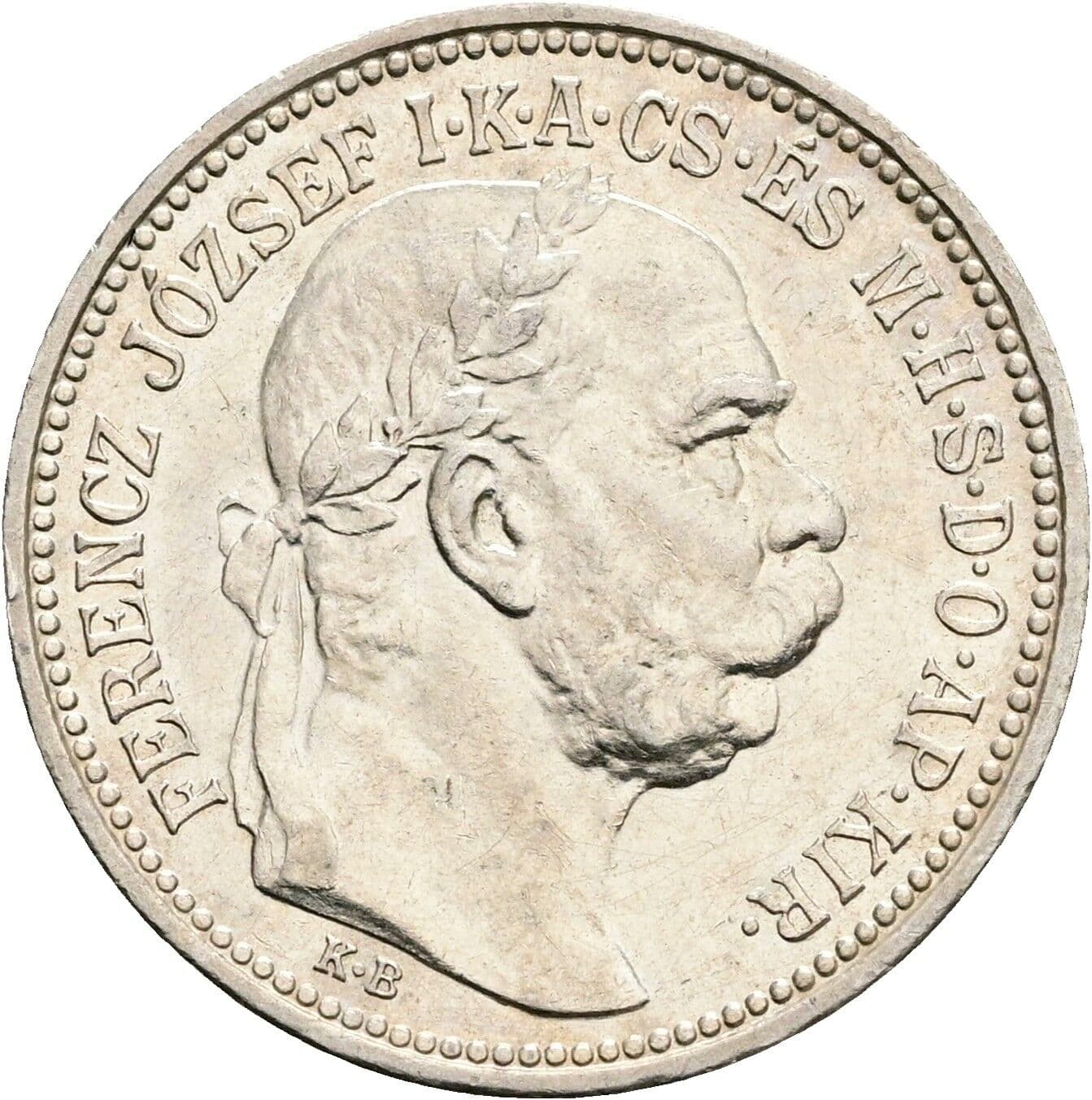 1 Korona Franz Joseph I. 1848-1916 1914 KB, Kremnitz – Vorderseite