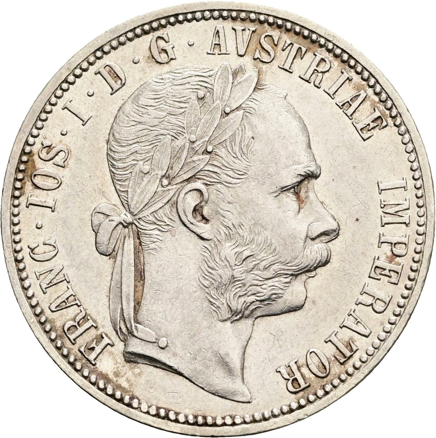 1 Gulden Franz Joseph I. 1848-1916 1891 – Vorderseite
