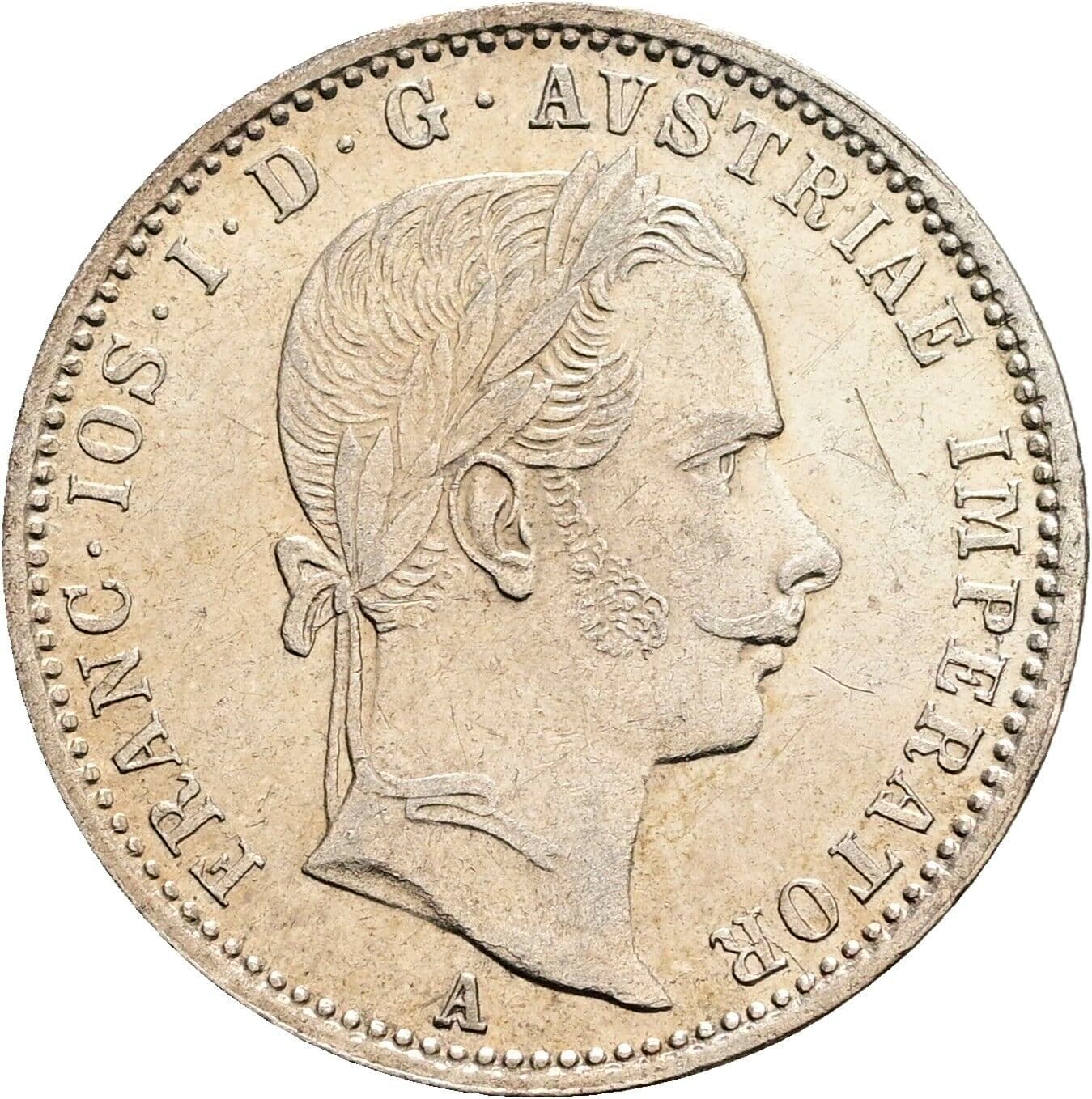 1/4 Gulden Franz Joseph I. 1848-1916 1859 A, Wien – Vorderseite