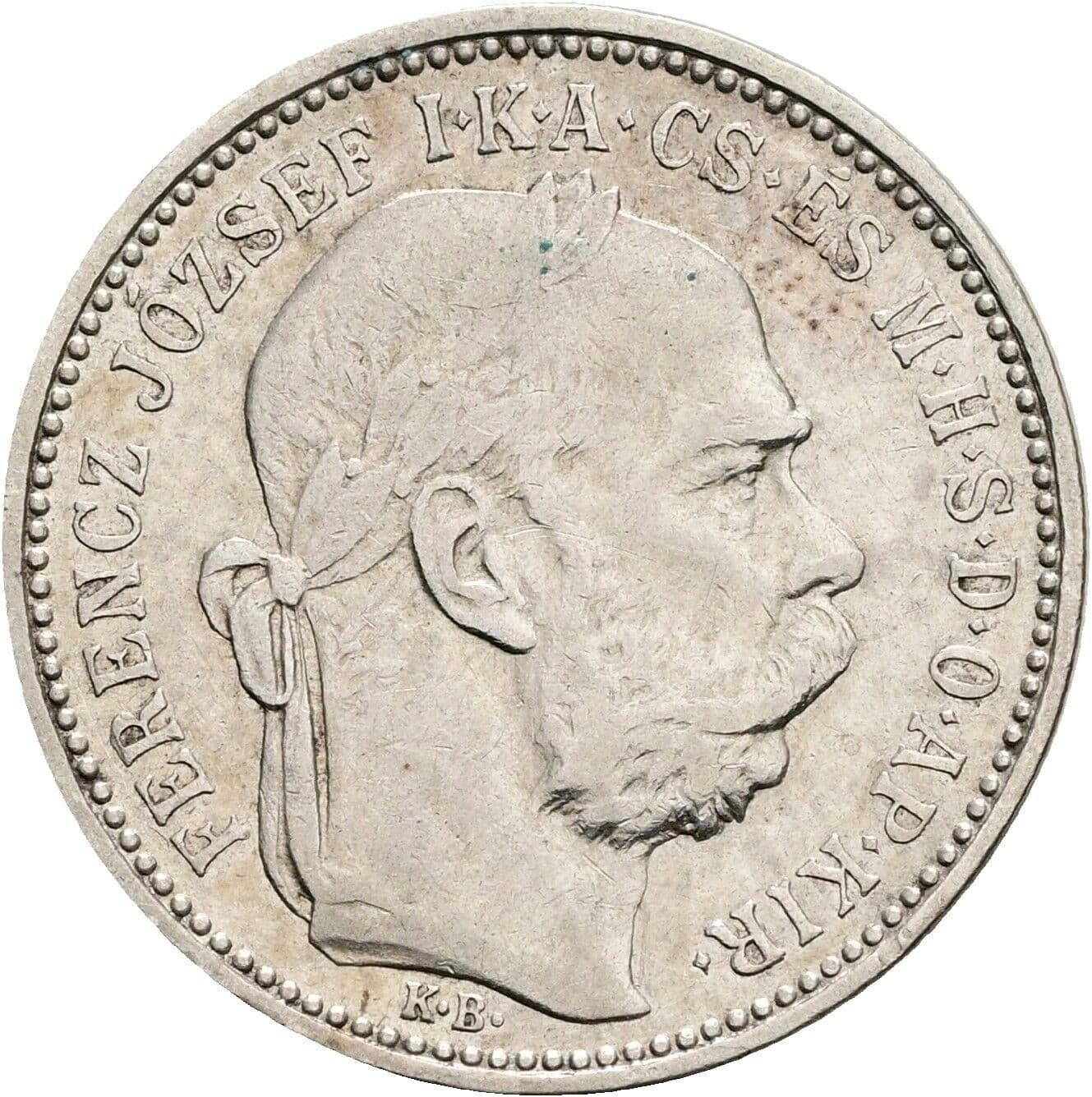 1 Korona Franz Joseph I. 1848-1916 1894 KB – Vorderseite