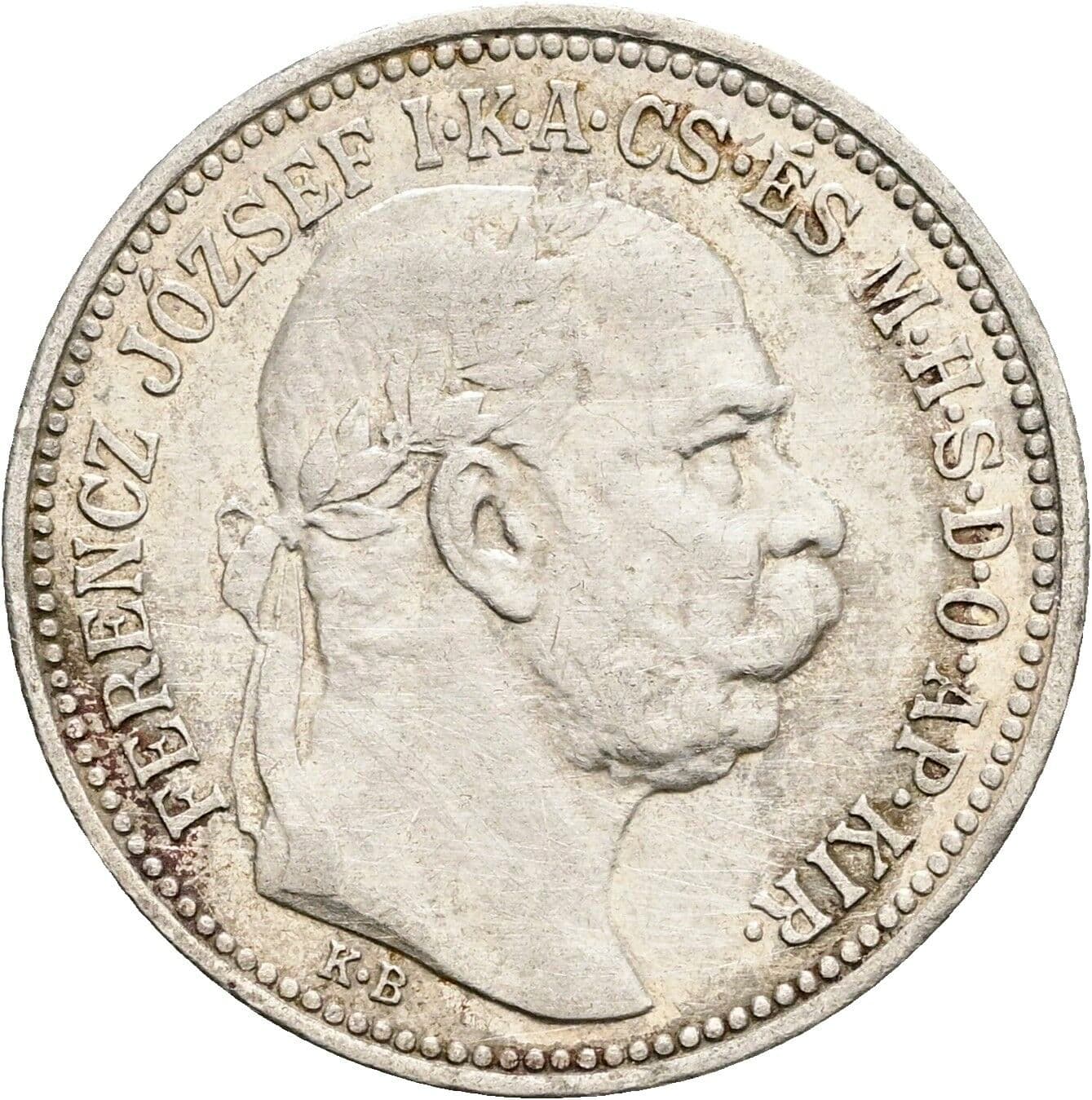 1 Korona Franz Joseph I. 1848-1916 1914 KB – Vorderseite