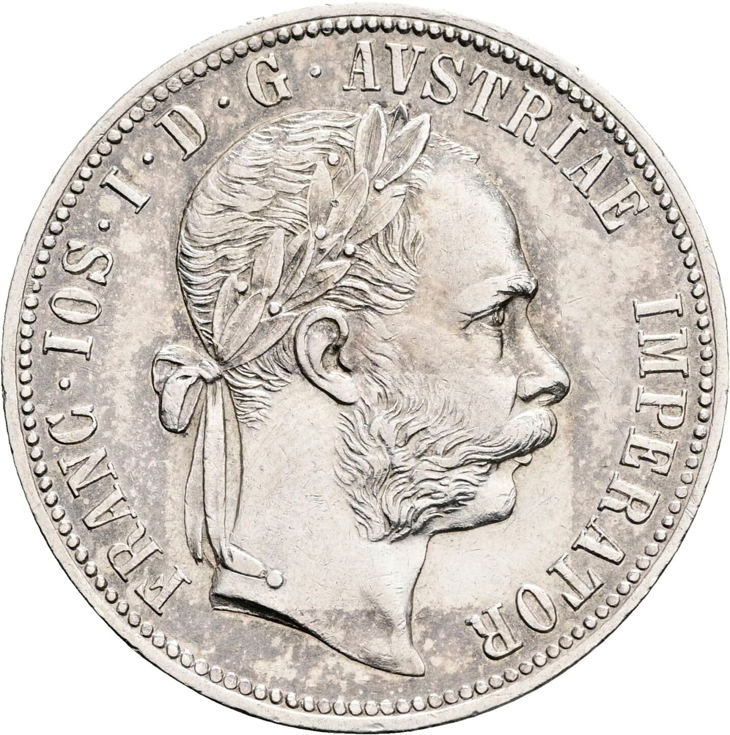 1 Gulden Franz Joseph I. 1848-1916 1891 – Vorderseite