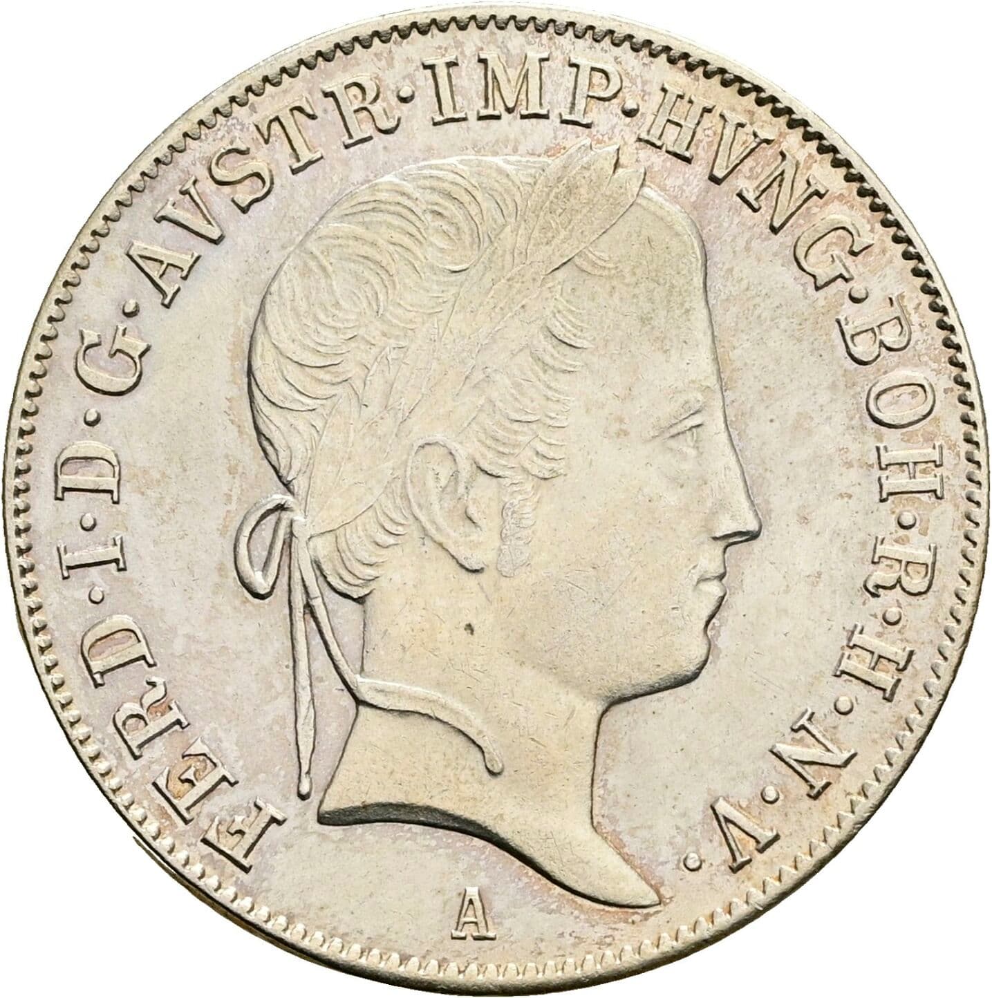 20 Kreuzer Ferdinand I. 1835-1848 1848 A, Wien – Vorderseite