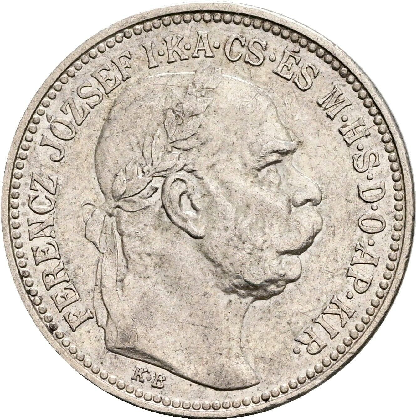 1 Korona Franz Joseph I. 1848-1916 1914 KB – Vorderseite