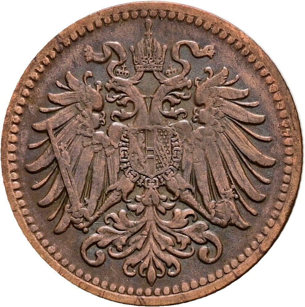 1 Heller Franz Joseph I. 1848-1916 1909 – Rückseite