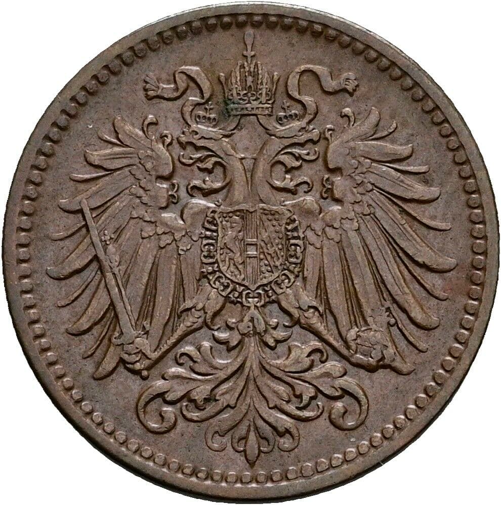 1 Heller Franz Joseph I. 1848-1916 1914 – Rückseite