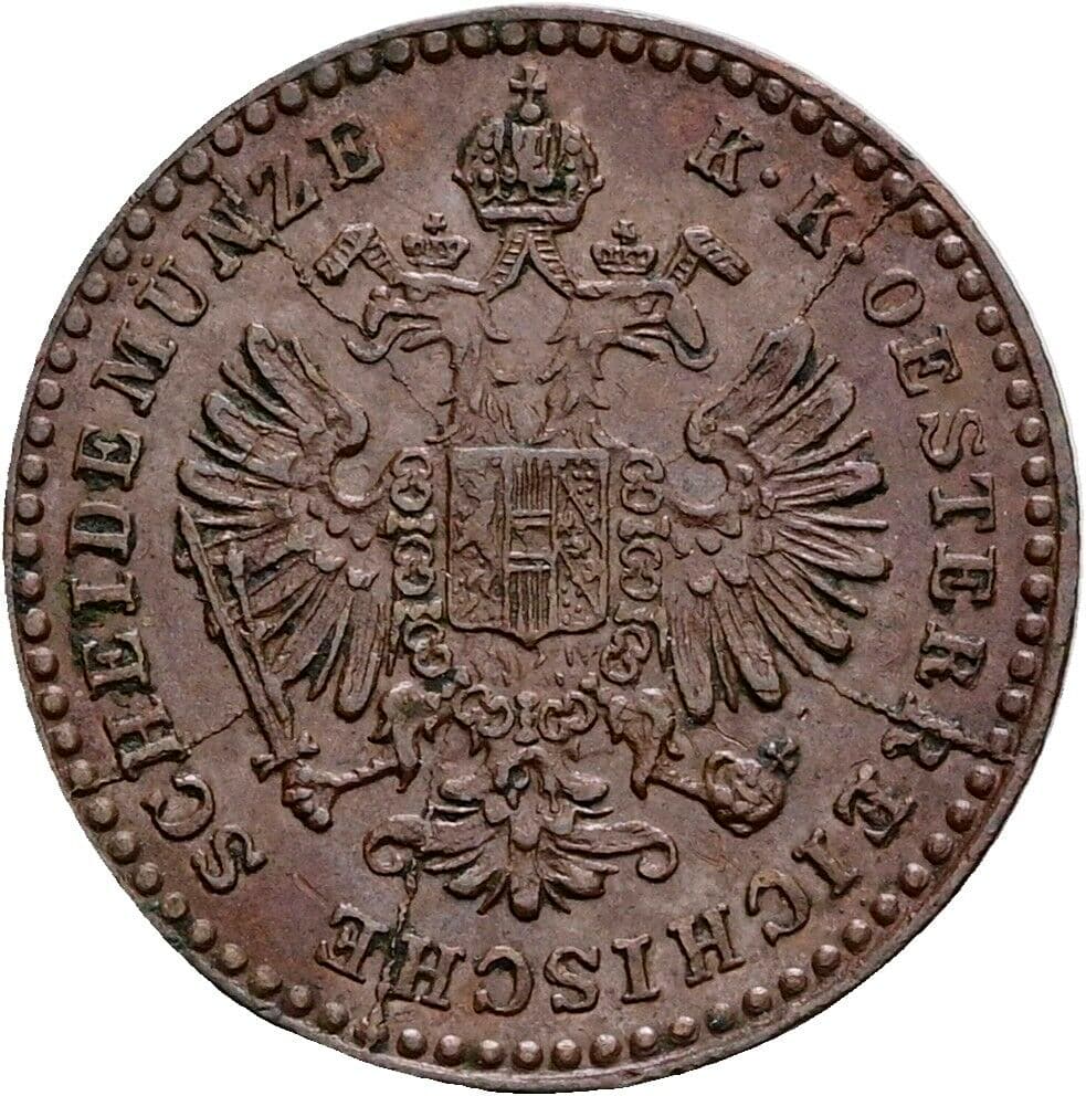 5/10 Kreuzer Franz Joseph I. 1848-1916 1885 – Rückseite