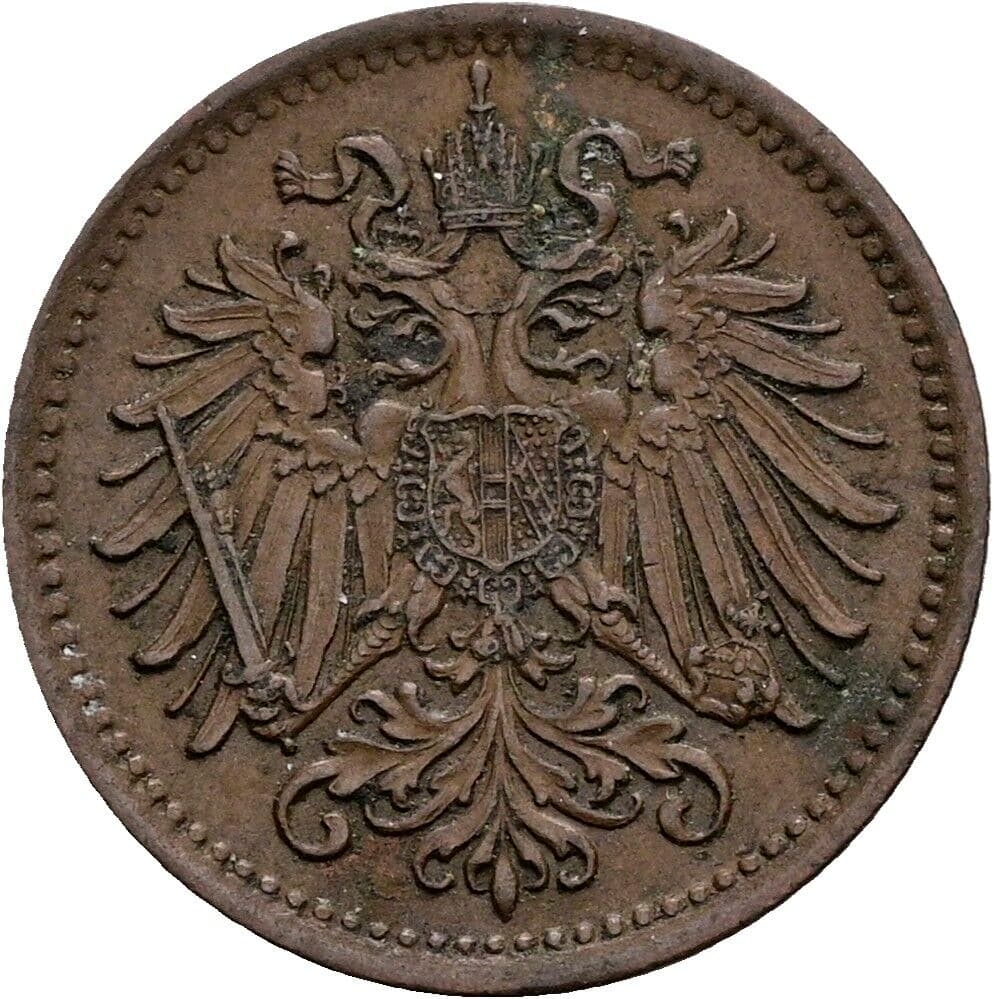 1 Heller Franz Joseph I. 1848-1916 1895 – Rückseite