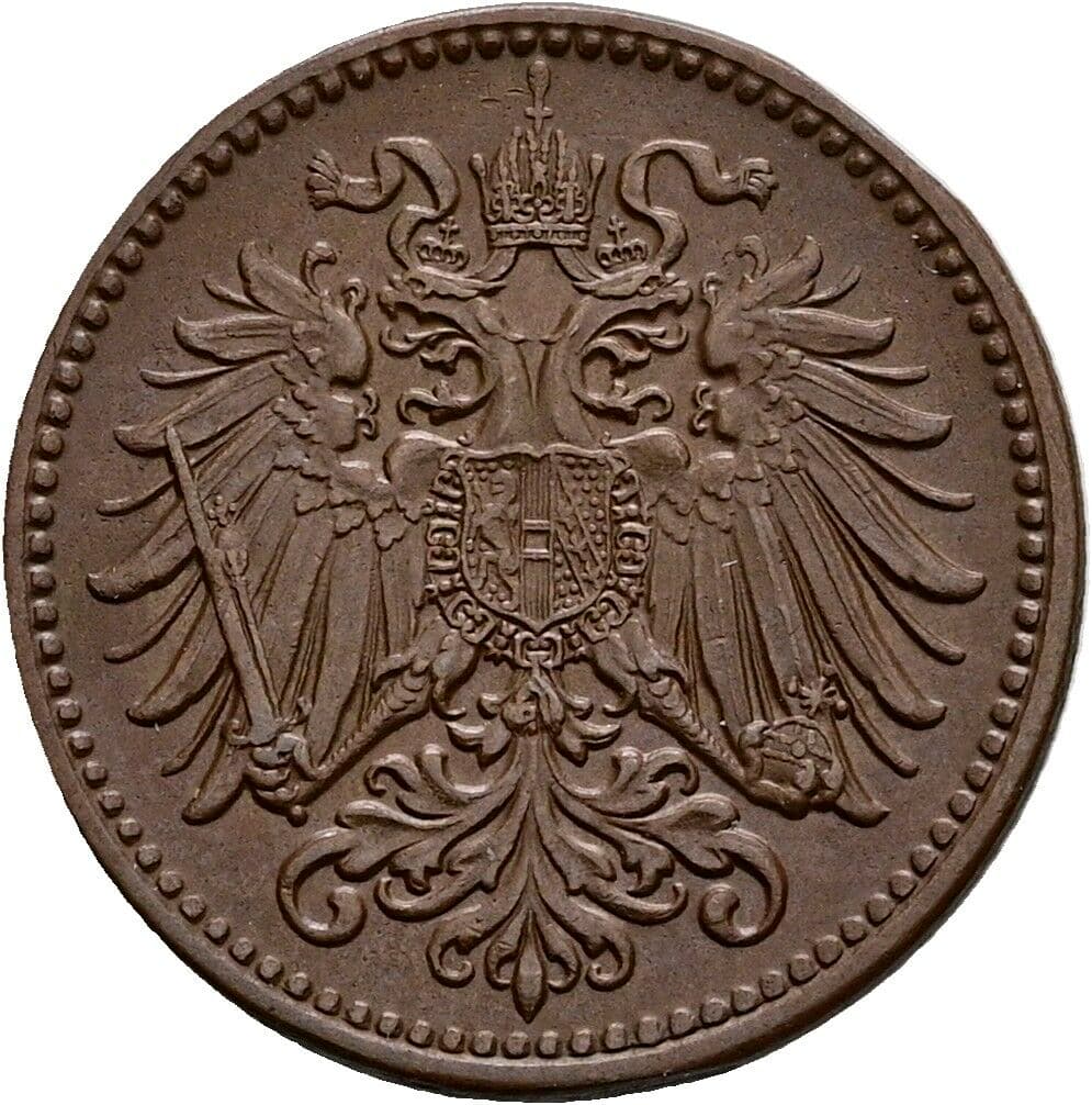 1 Heller Franz Joseph I. 1848-1916 1911 – Rückseite