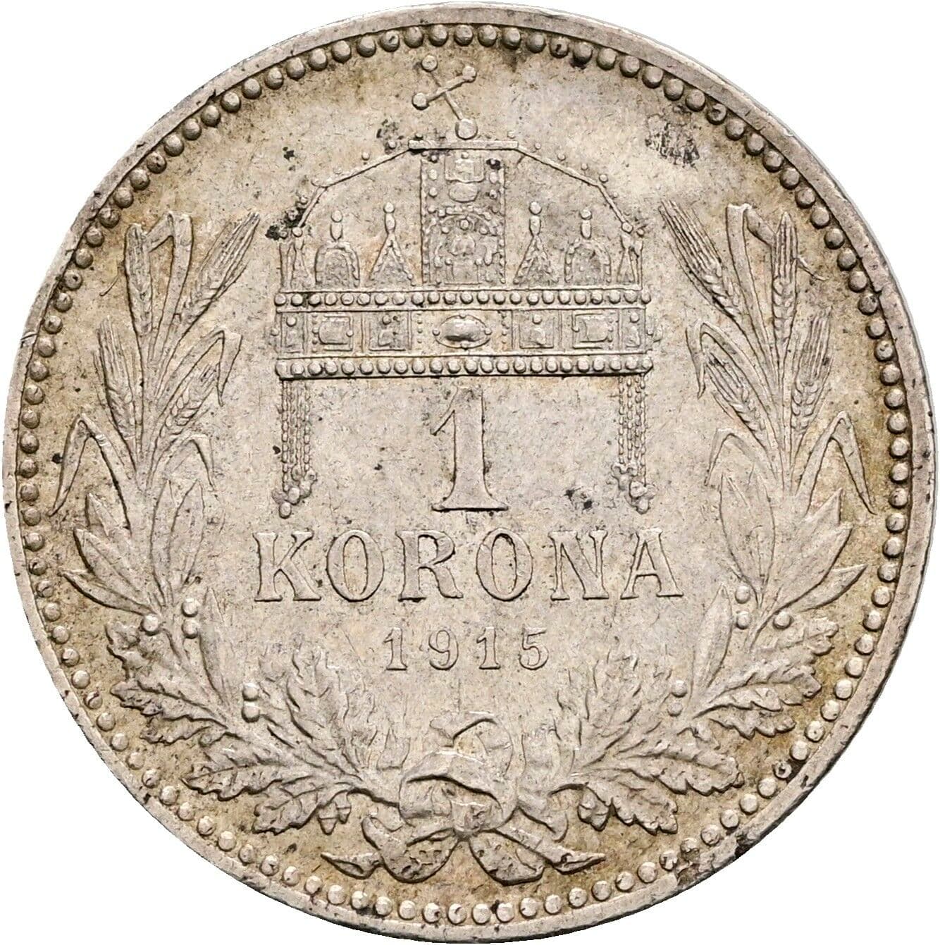 1 Korona Franz Joseph I. 1848-1916 1915 KB – Rückseite