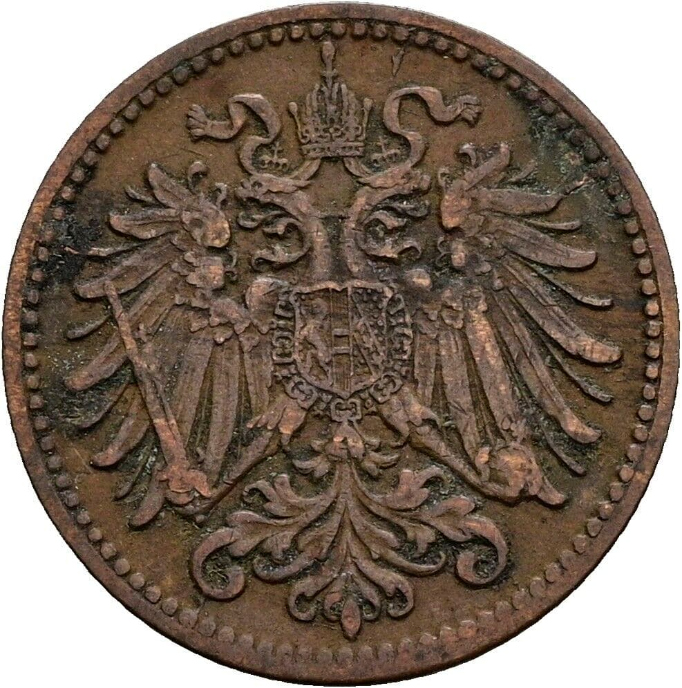 1 Heller Franz Joseph I. 1848-1916 1903 – Rückseite