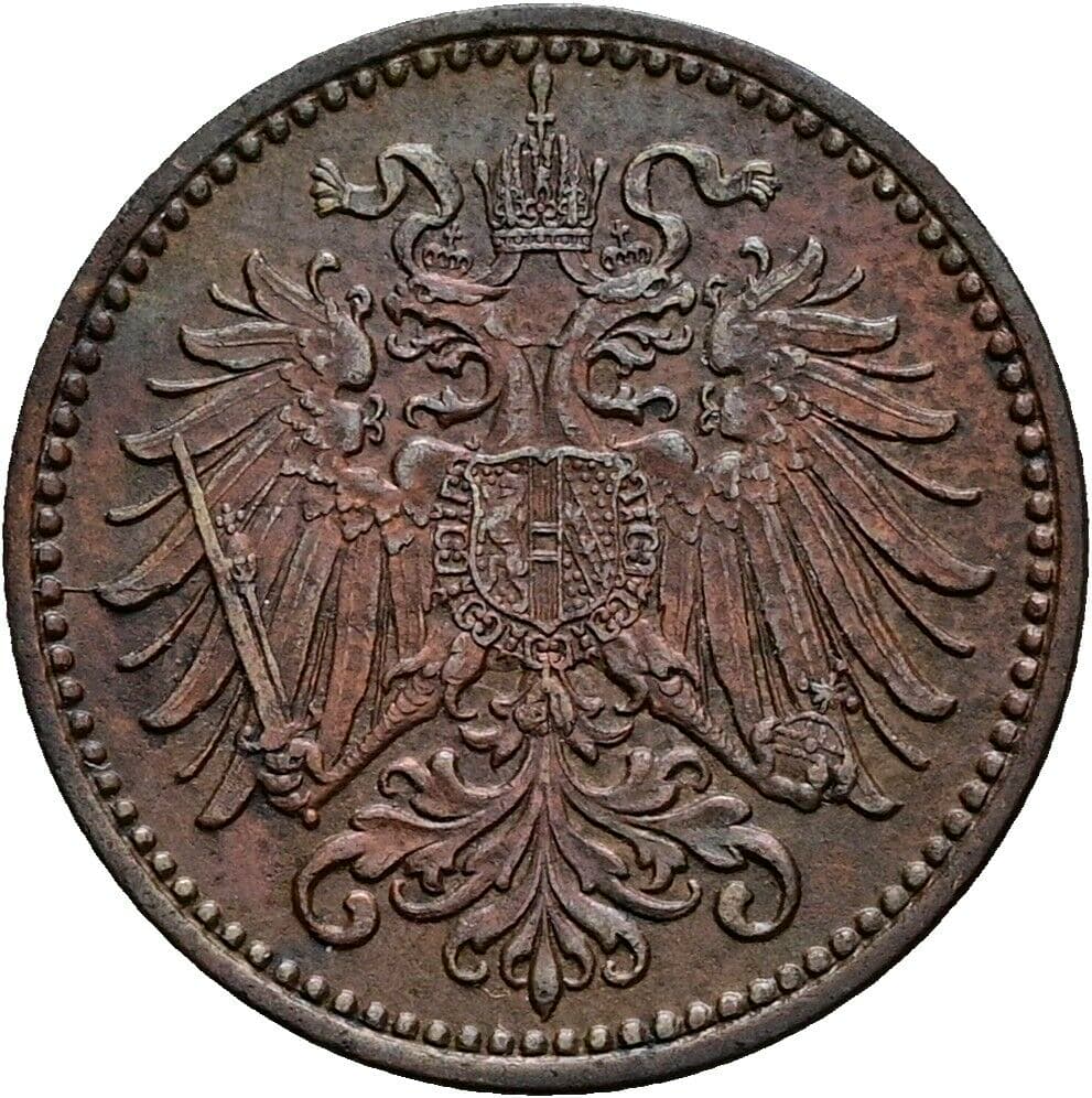 1 Heller Franz Joseph I. 1848-1916 1901 – Rückseite