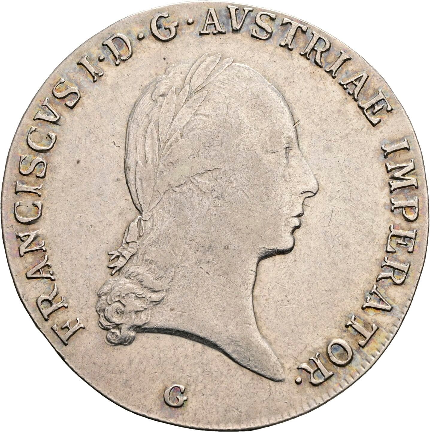Taler Franz II. (I). 1792-1835 1822 G, Nagybanya – Vorderseite
