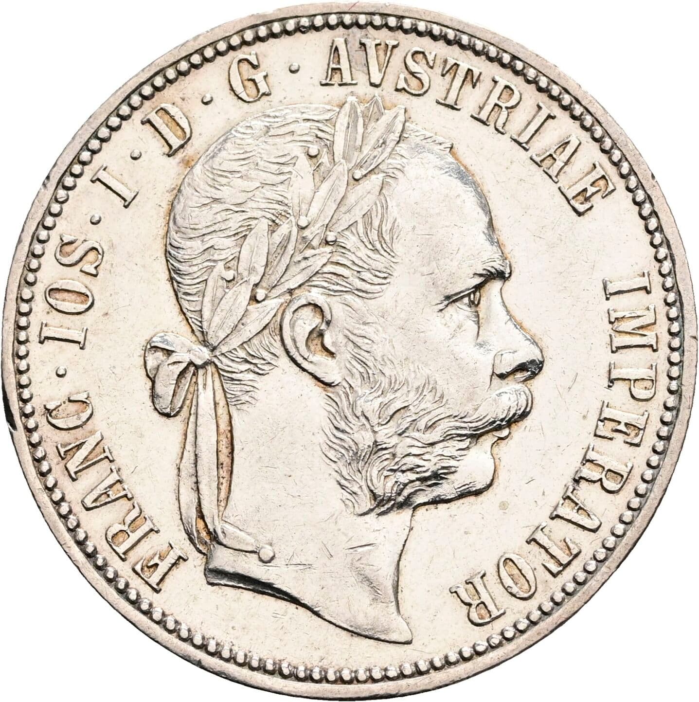1 Gulden Franz Joseph I. 1848-1916 1890 – Vorderseite