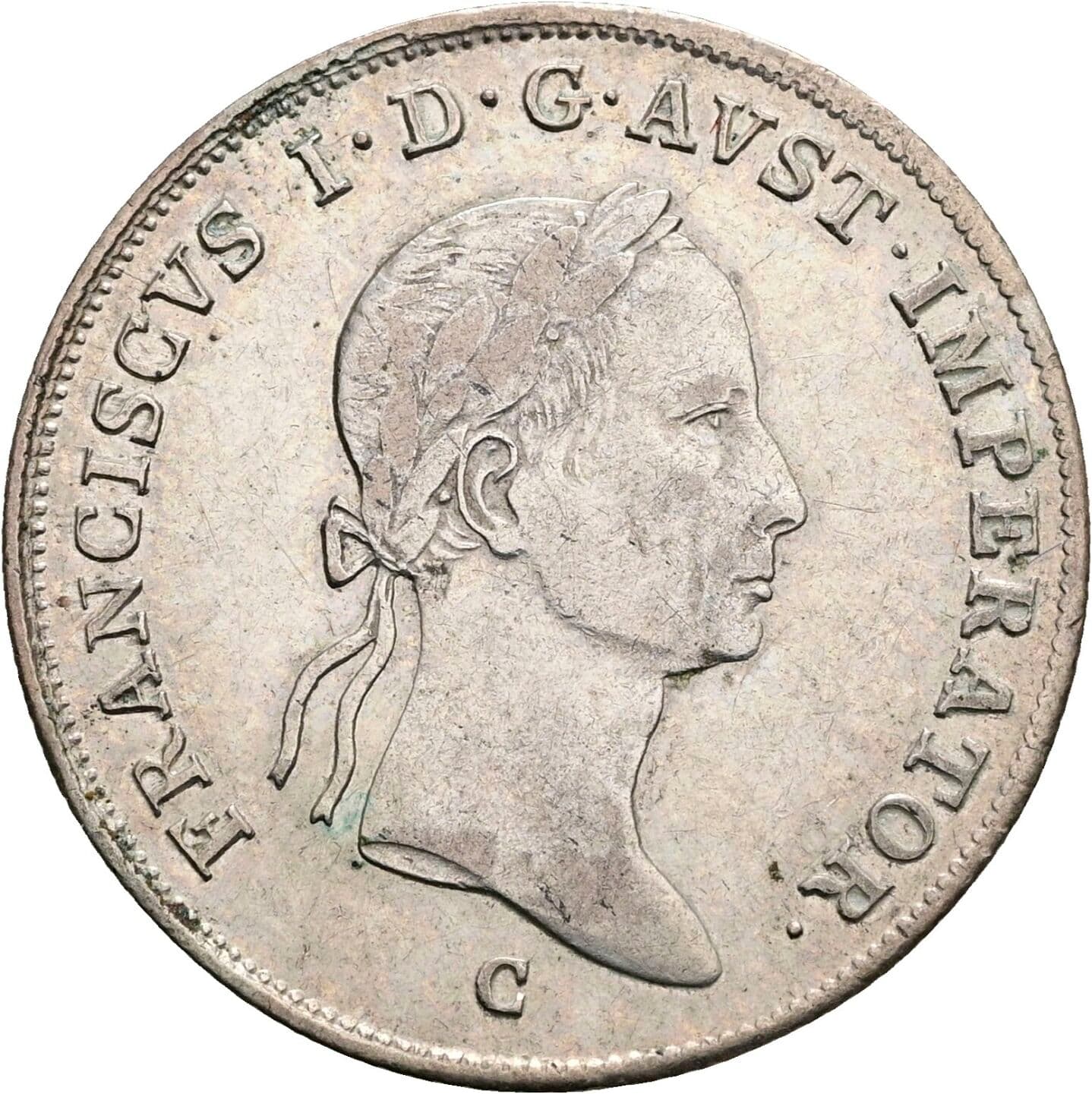 20 Kreuzer Franz II.(I.) 1792-1835 1832 C, Prag – Vorderseite