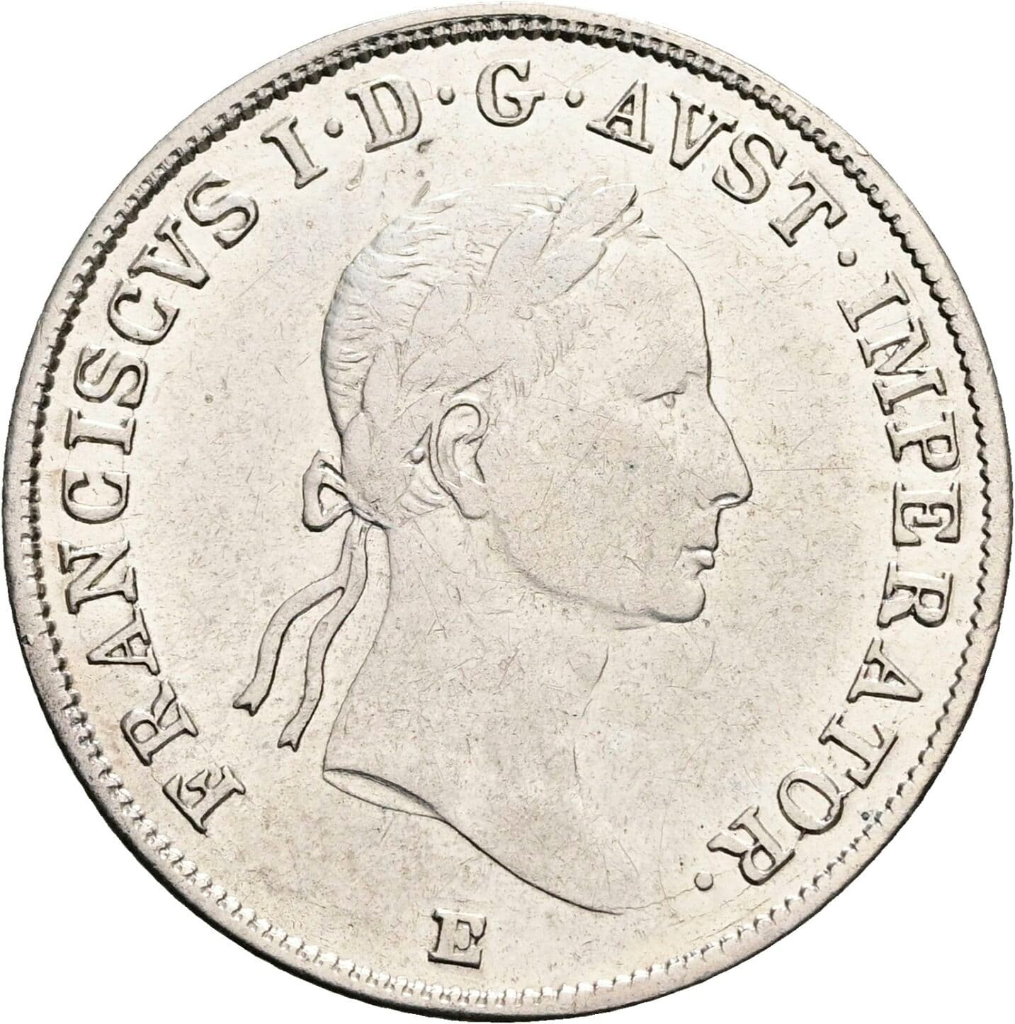 20 Kreuzer Franz II.(I.) 1792-1835 1835 E, Karlsburg – Vorderseite