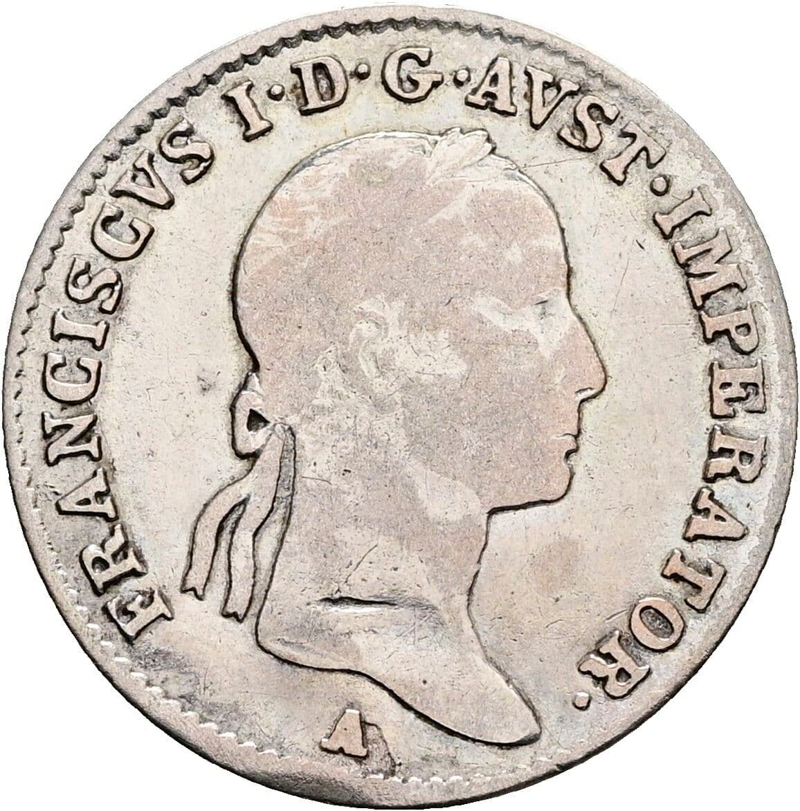 5 Kreuzer Franz II. (I). 1792-1835 1832 A, Wien – Vorderseite