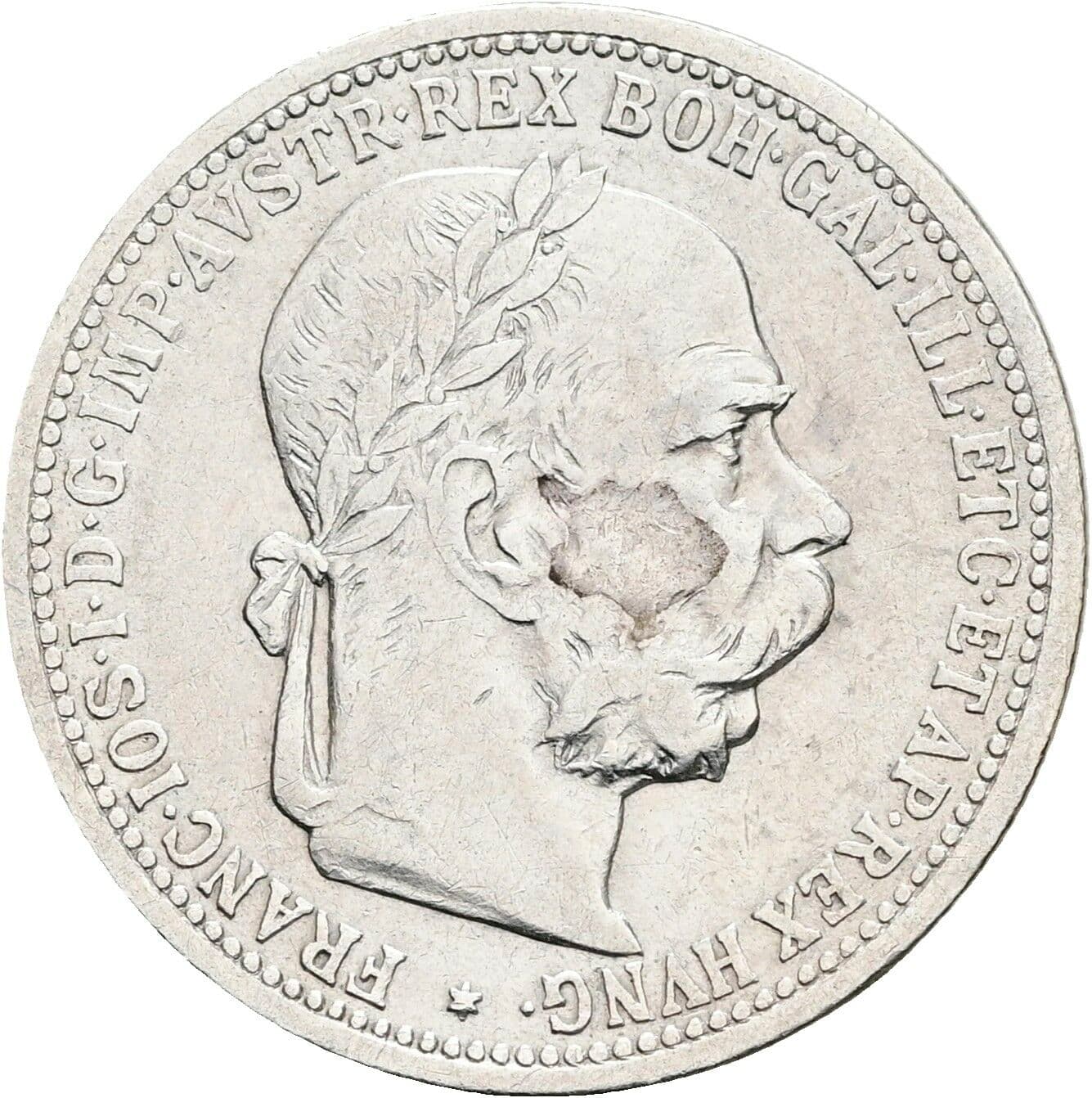 1 Krone Franz Joseph I. 1848-1916 1900 – Vorderseite