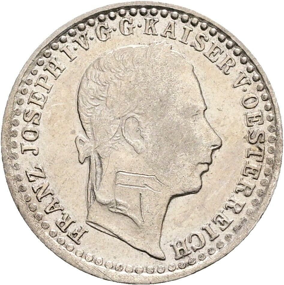 5 Kreuzer Franz Joseph I. 1848-1916 1859 M, Mailand – Vorderseite