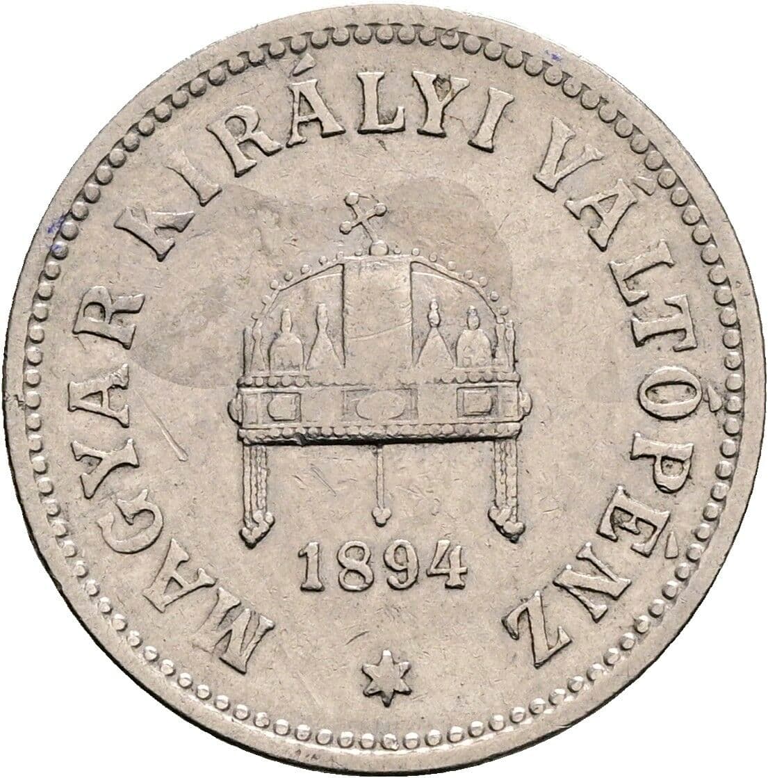 10 Filler Franz Joseph I. 1848-1916 1894 KB, Kremnitz – Rückseite