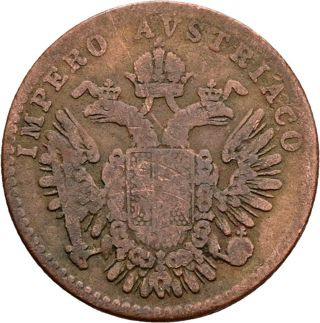 3 Centesimi Franz Joseph I. 1848-1916 1852 V, Venedig – Rückseite