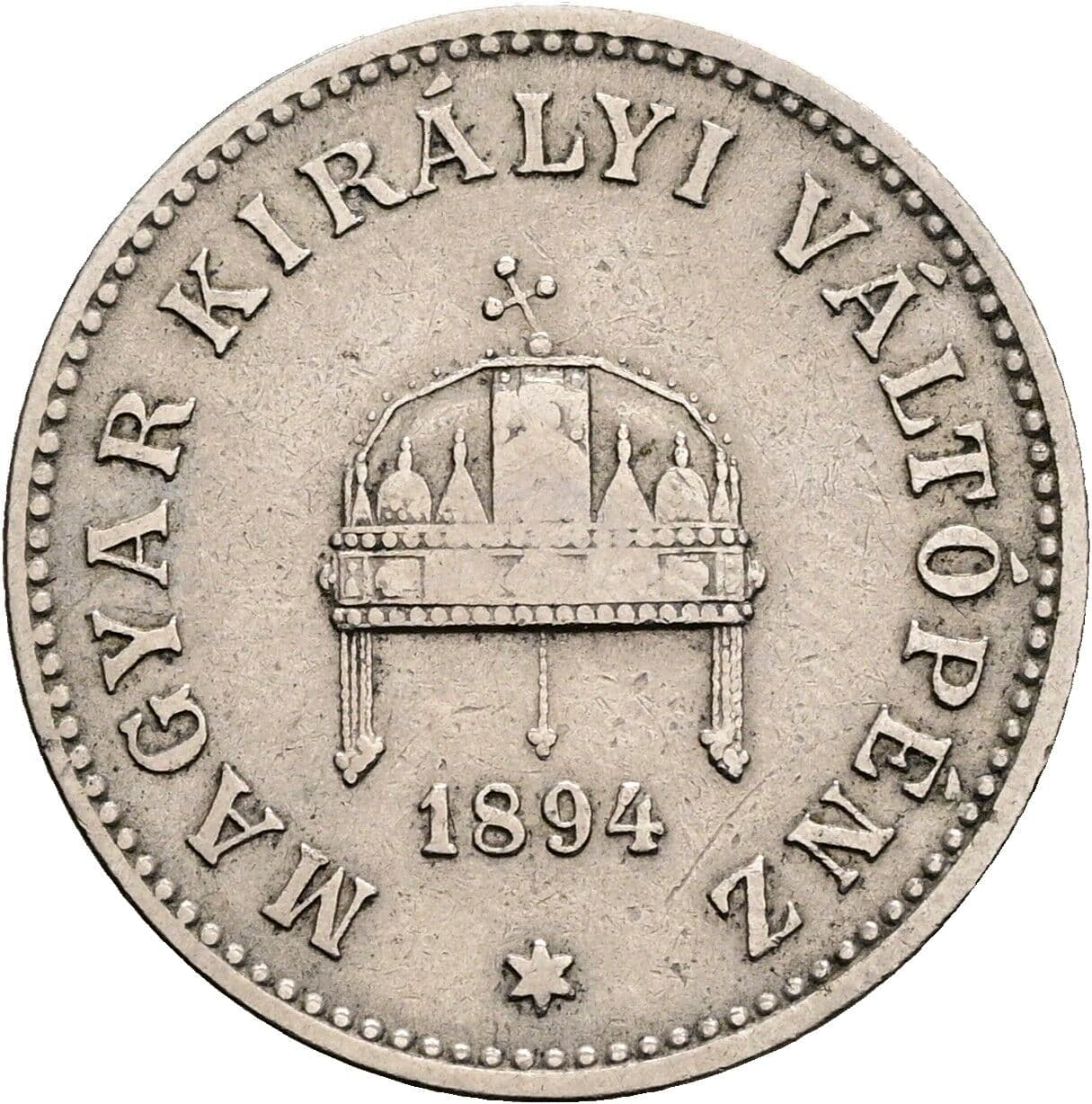 20 Filler Franz Joseph I. 1848-1916 1894 KB – Rückseite