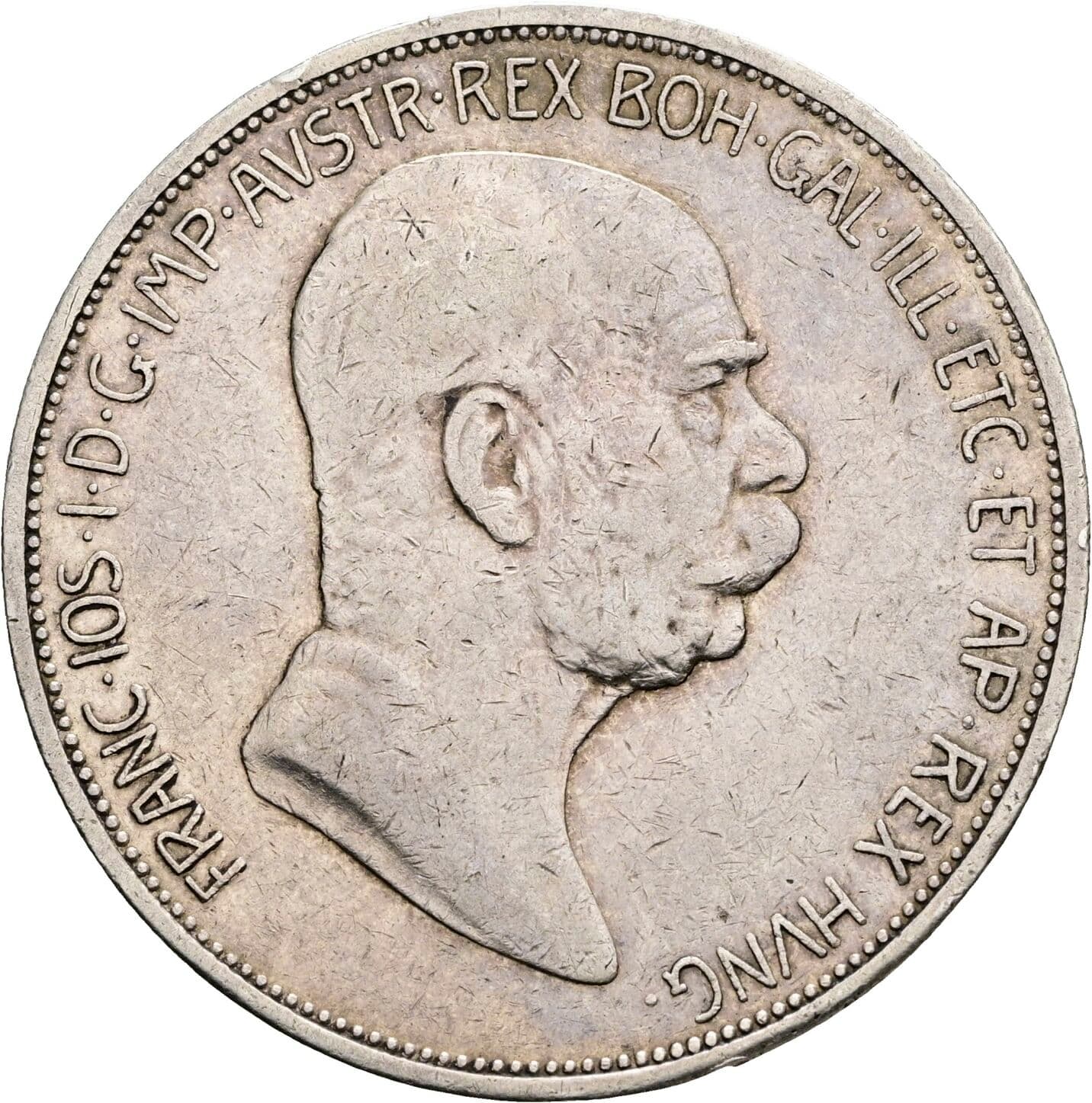 5 Kronen Franz Joseph I. 1848-1916 1908 – Rückseite