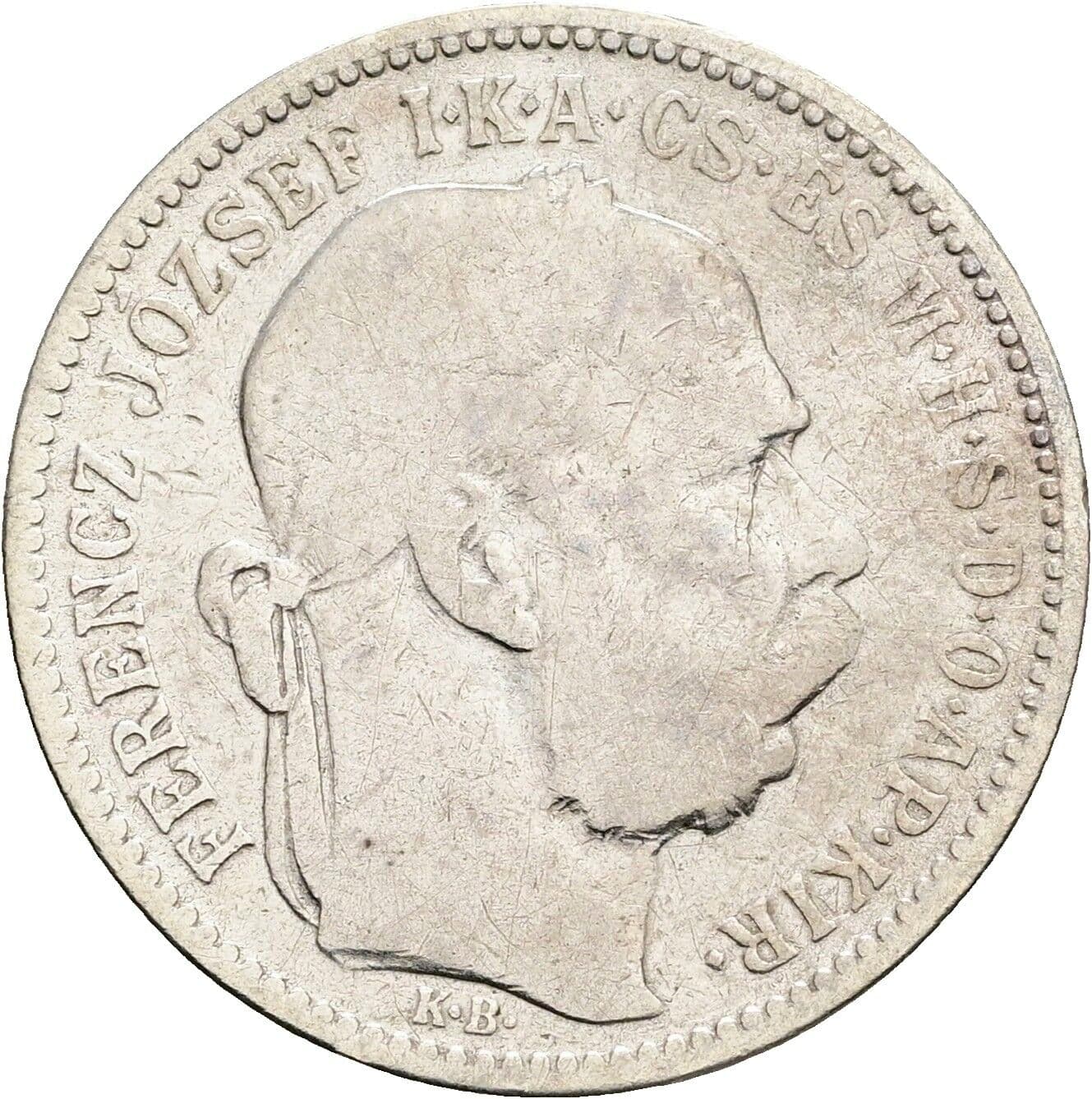 1 Korona Franz Joseph I. 1848-1916 1894 KB – Vorderseite