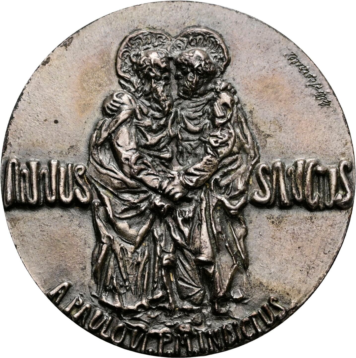 high relief AG Medaille