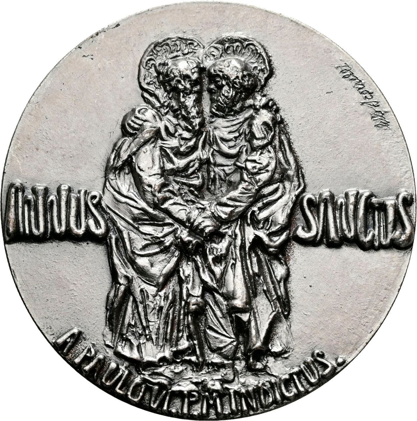 high relief AG Medaille