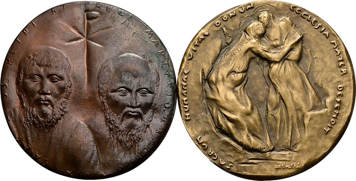 Lot 2 Stück Bronzemedaillen