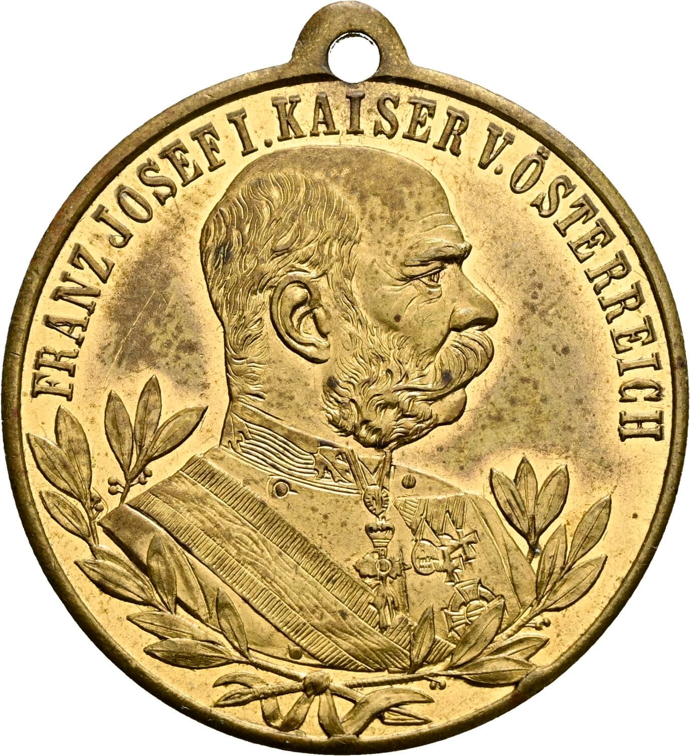 AE Medaille Franz Joseph I. 1848-1916 1898 – Vorderseite