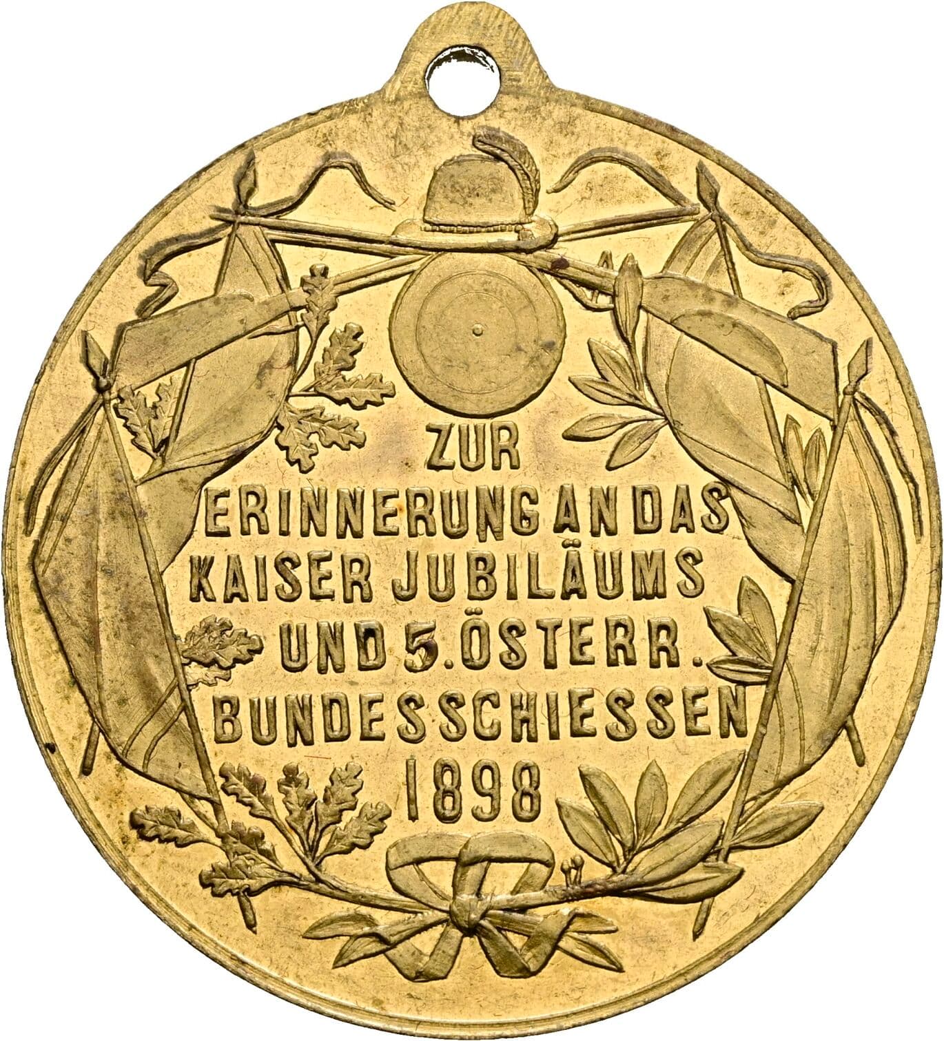 AE Medaille Franz Joseph I. 1848-1916 1898 – Rückseite