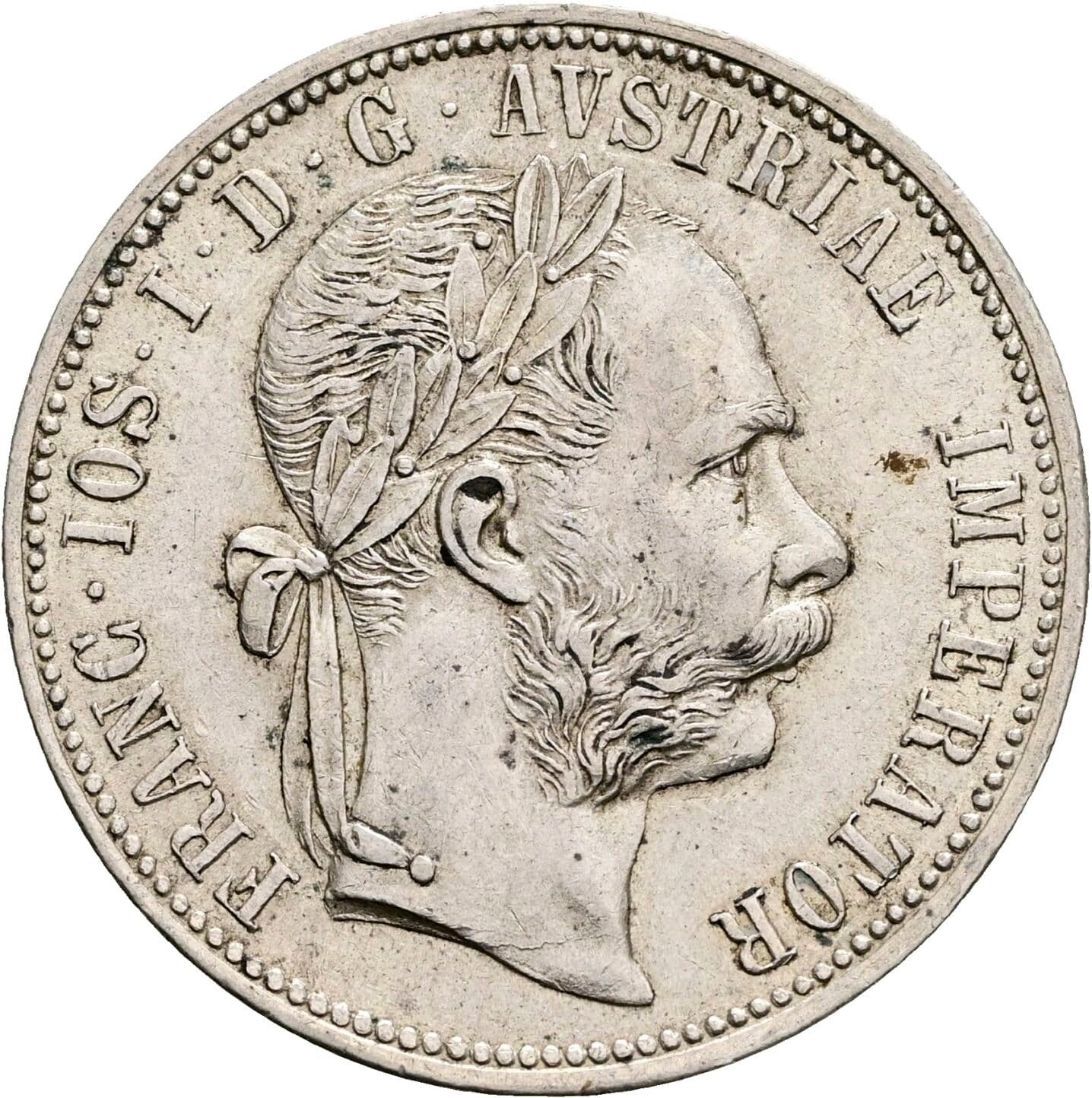 1 Gulden Franz Joseph I. 1848-1916 1888 – Vorderseite