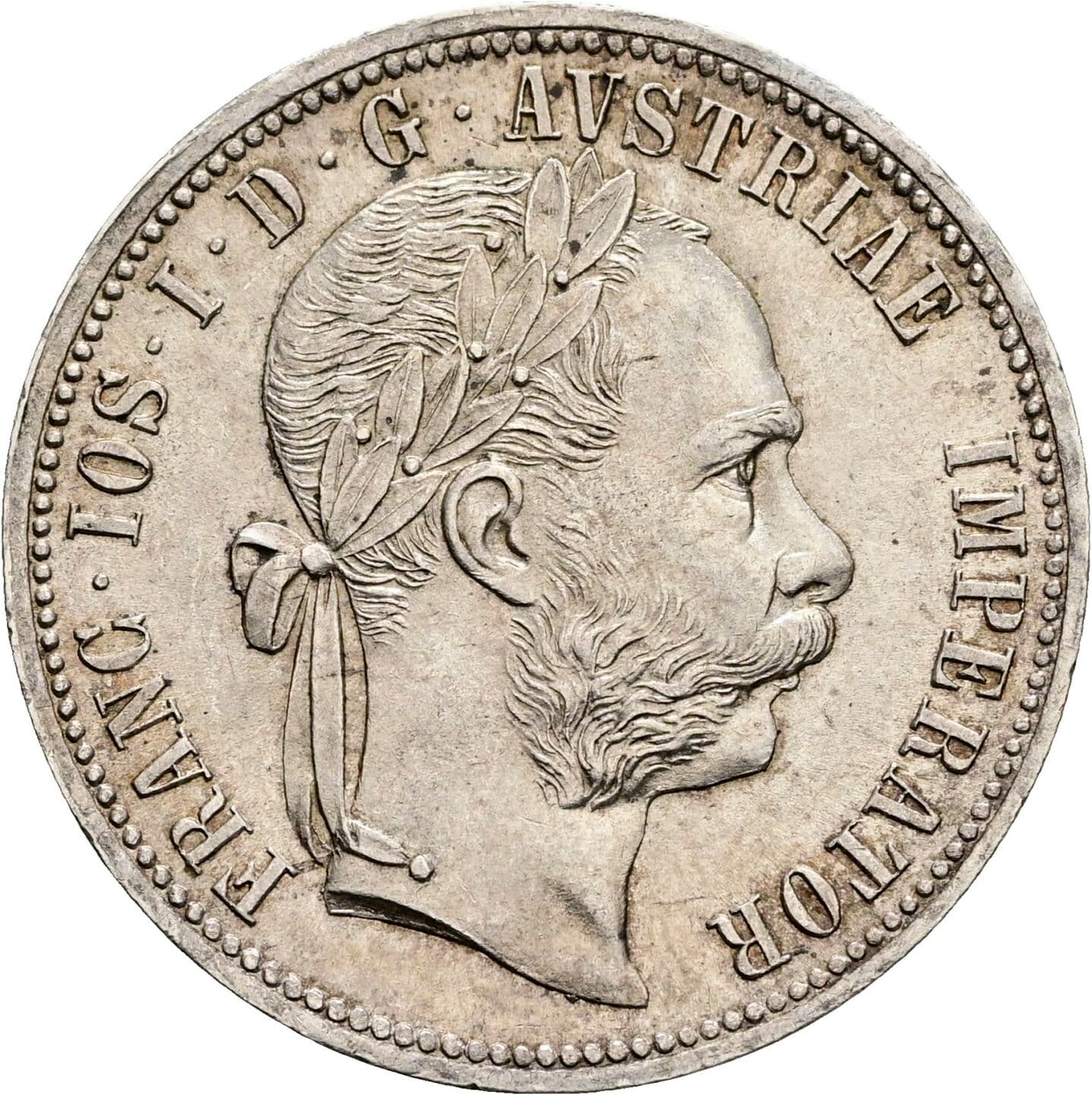 1 Gulden Franz Joseph I. 1848-1916 1879 – Vorderseite