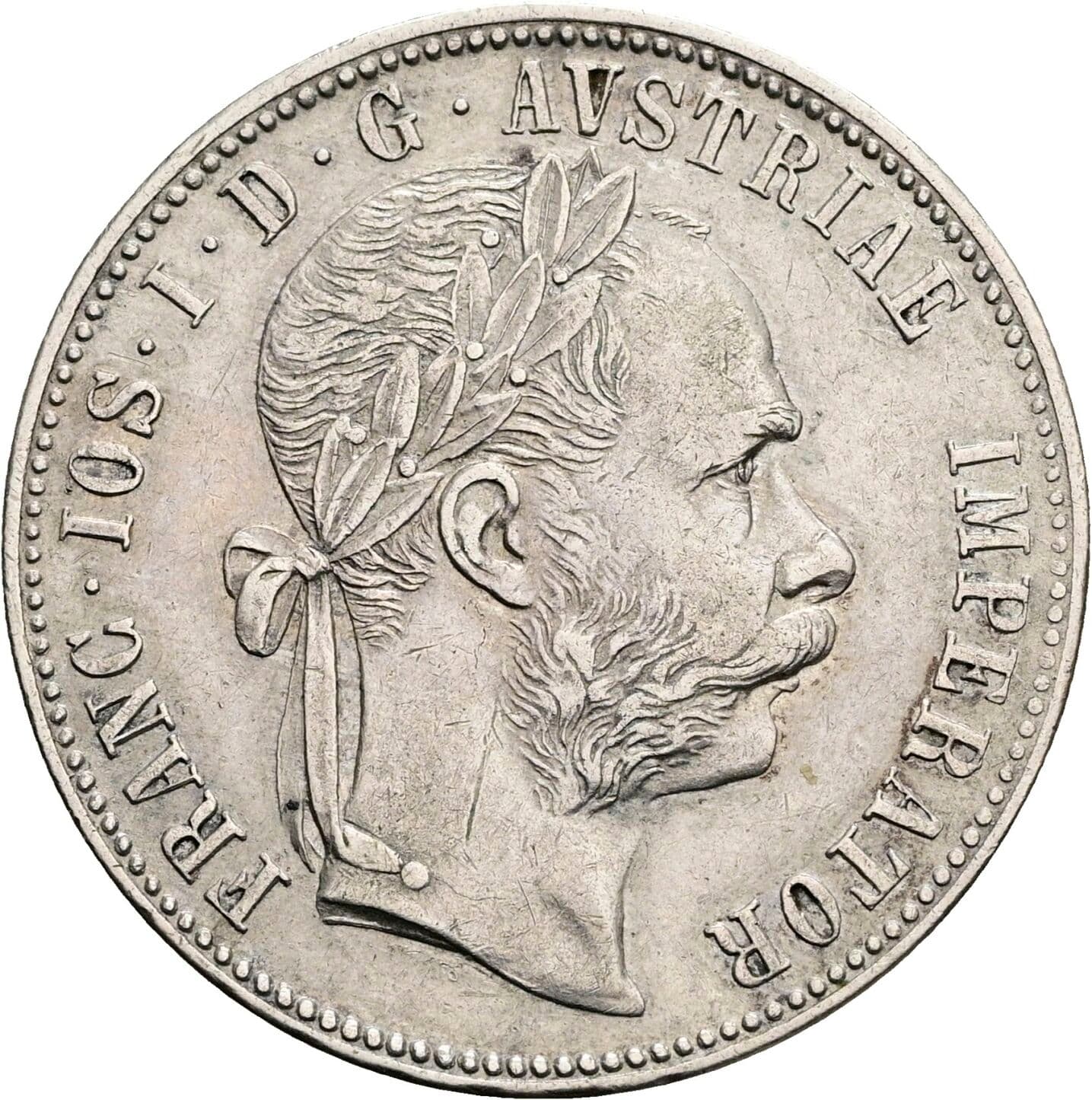1 Gulden Franz Joseph I. 1848-1916 1883 – Vorderseite